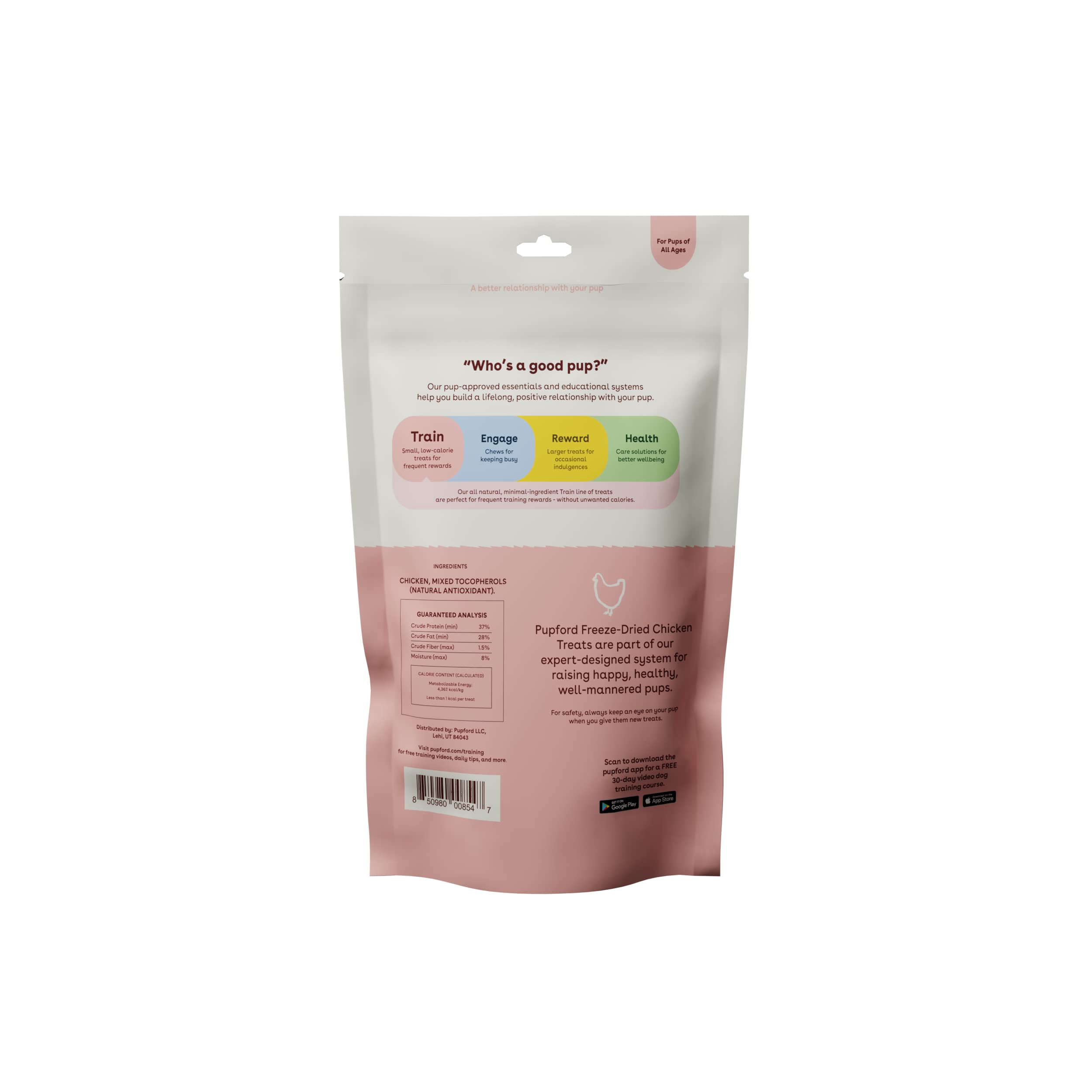 Pupford Freeze Dried Training Treats for Dogs& Puppies, 900+ Limited Ingredient Bites (Meat Bundle)