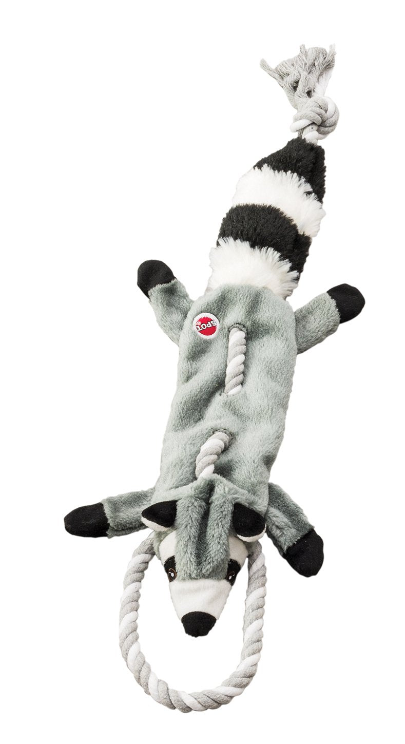 Spot Forest Raccoon Skinneeez Tugs Stuffingless Dog Toy, 23In, Great For Tug Of War