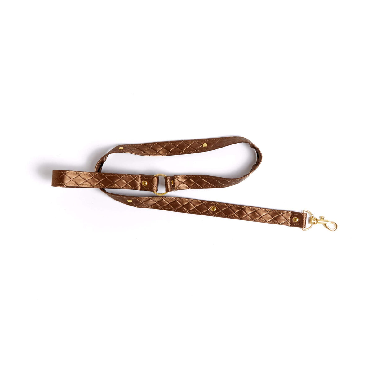 X-Play Allure Darling Pet Collar With Leash Set, Bronze, 36.299999999999997 Ml