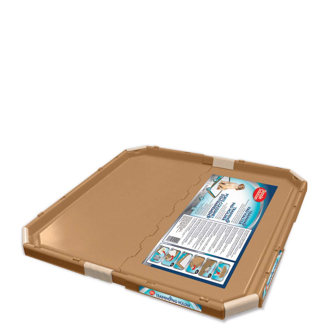 Simple Solution Portable Dog Pad Holder, For Pet Training And Puppy Pads. Protection Against Pad Leakage, Bunching, And Shredding - Fits Pads 53 X 53Cms Or Larger