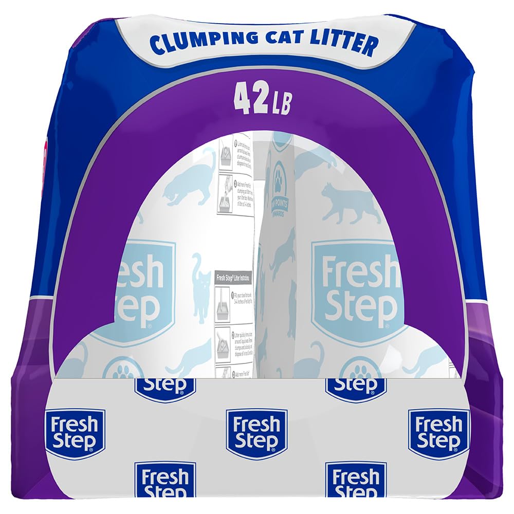 Fresh Step Multi-Cat Extra Strength Scented Clumping Cat Litter With The Power Of Febreze, 42 Lbs., .33 Cf1
