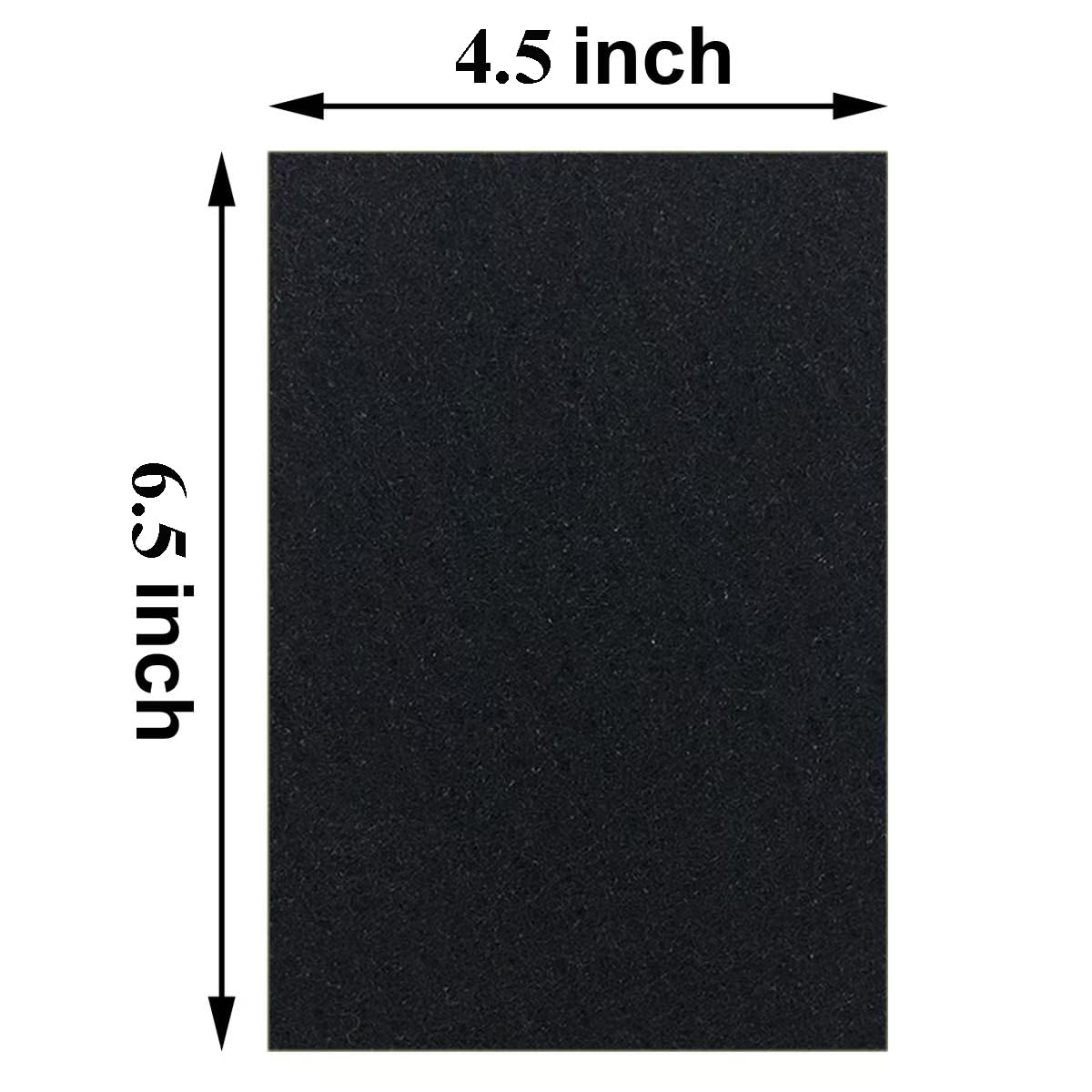 Beacozofu 6 Pack Carbon Filters Compatible With Van Ness Cat Litter Box, 4.5 X 6.5Inch Activated Charcoal Replacement Odor Filte