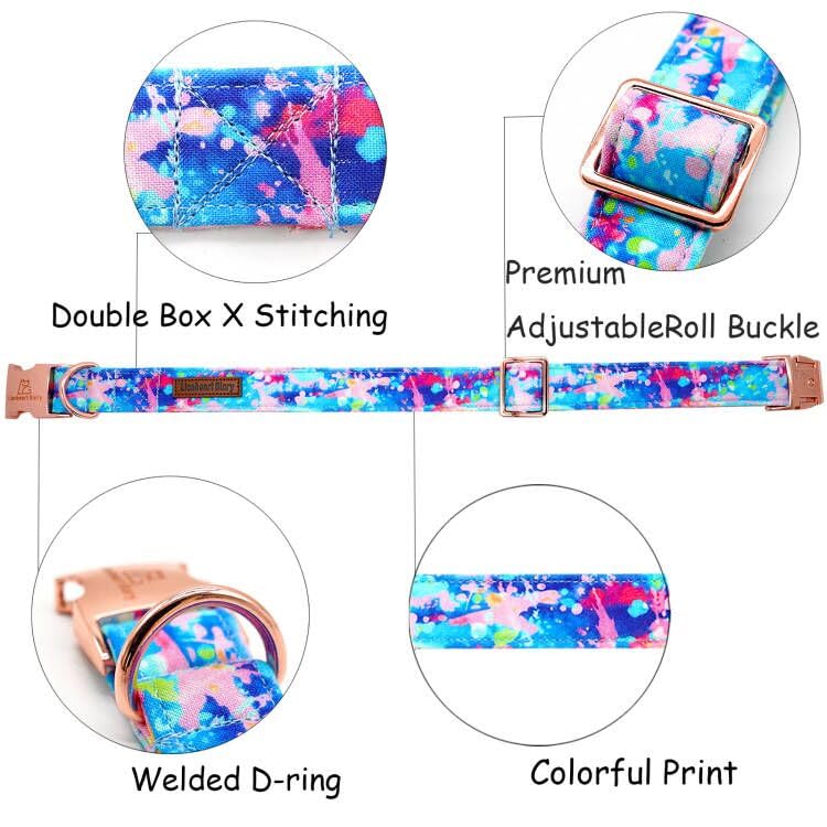 Lionheart Glory Dog Collar Colorful Dog Collar Premium Collar Dogs Cute Pet Collar Gift For Small Medium Large Dog