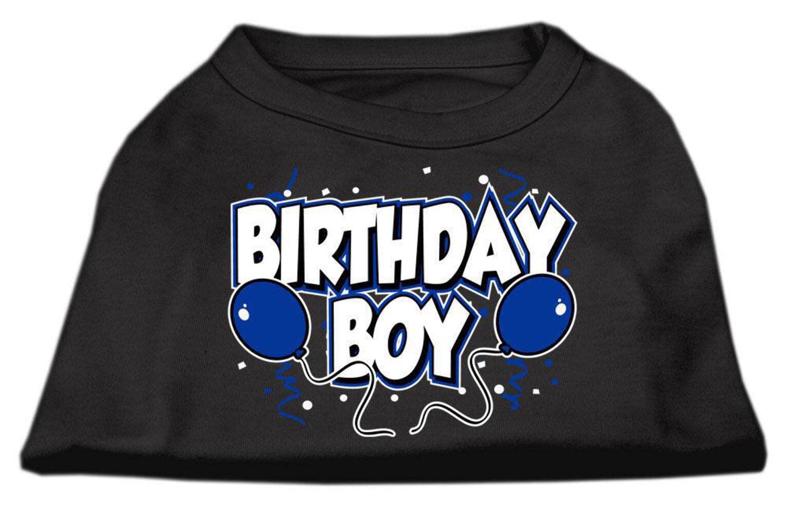 Pet Dog & Cat Shirt Screen Printed, 'Birthday Boy' Brown Xl (14-20 Lbs.)