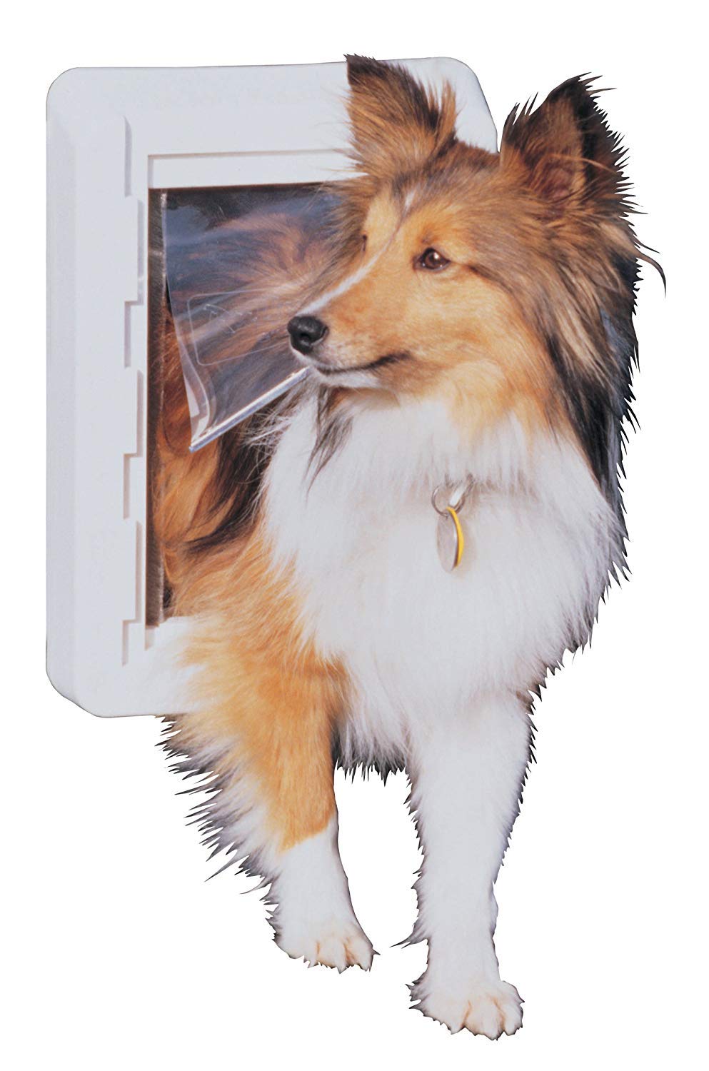 Perfect Pet The All-Weather Energy Efficient Dog Door, Small, 5' X 9.25' Flap Size