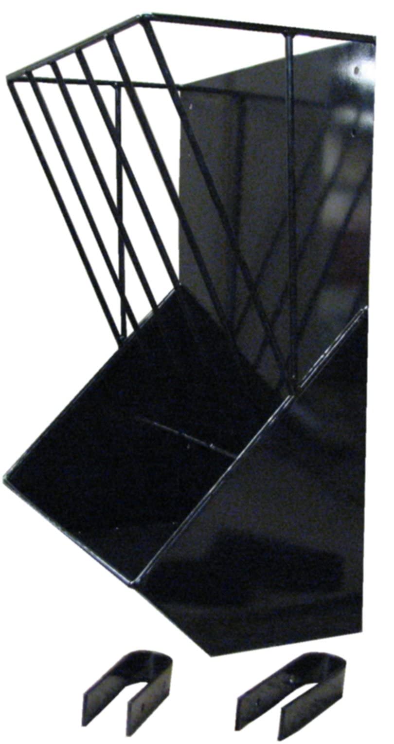 Heavy Duty Metal Country Manufacturing Wall Mount Combo Horse Feeder, Goat and Sheep Hay Rack Feeder for Efficient Hay Storage a