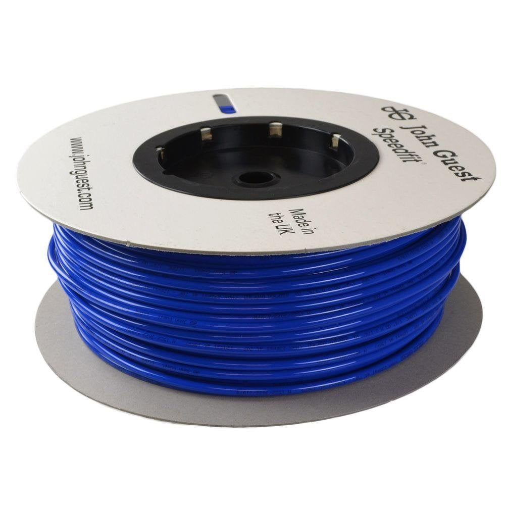 John Guest Blue 500 ft/roll 1/4 Polyethylene Tube Tubing Drinking Water RO Reverse Osmosis DI Aquarium Pipe LLDPE