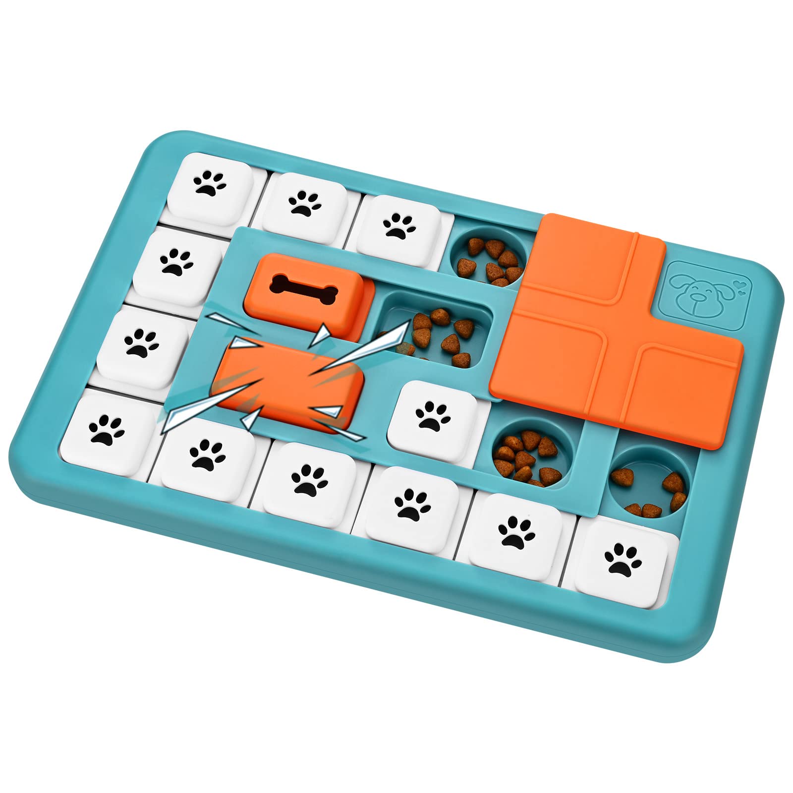 FOXMM Dog Puzzle Toys for Large Medium Small Dogs,Interactive Dog Toys for IQ Training & Mental Stimulating,Dog Enrichment Toys 