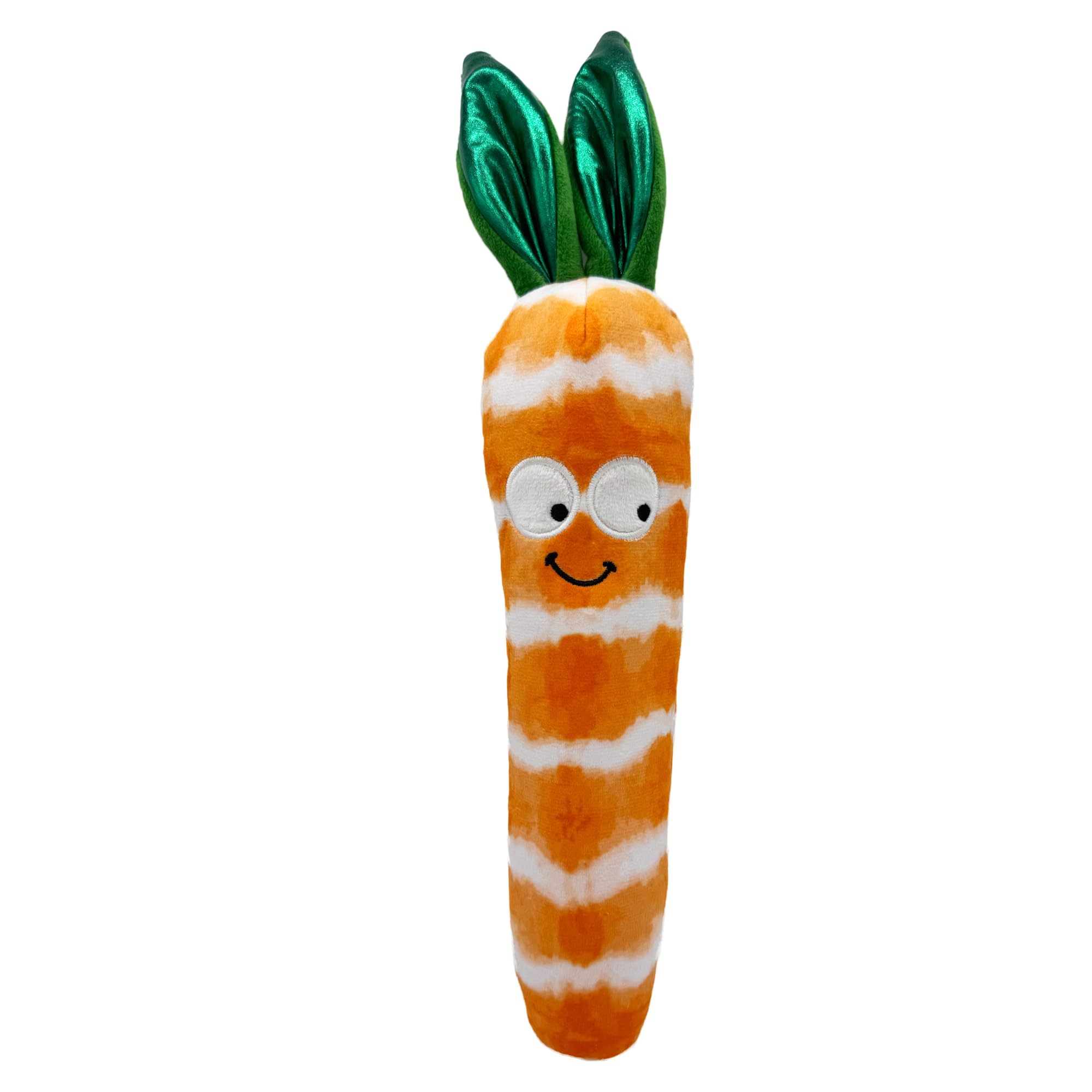 Huxley & Kent For Dogs - Sweet Carrot (Small) - Easter Spring Power Plush Funny Dog Toy With Squeaker - Funny Dog Toy - H&K Sque