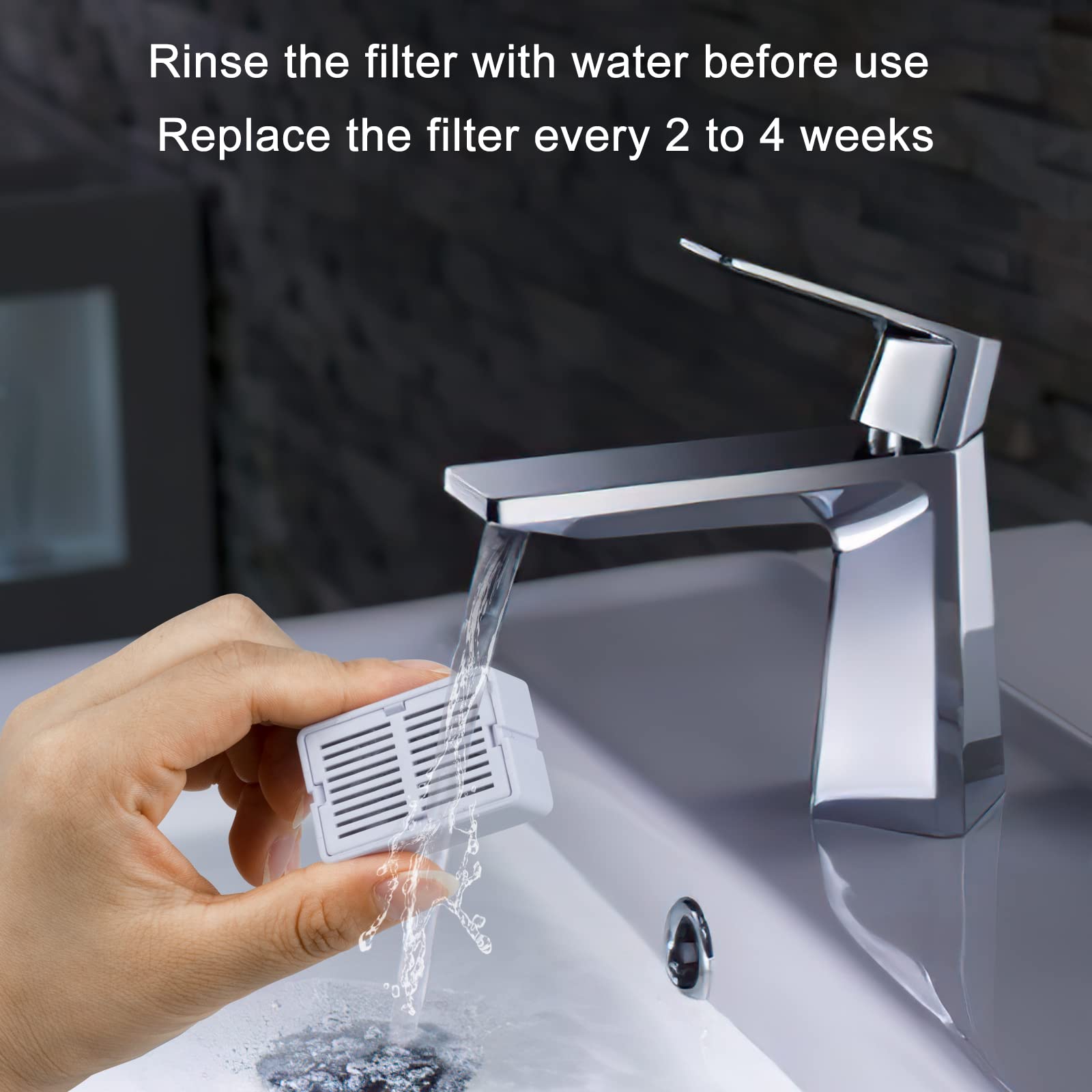 Wonder Creature Cat Fountain Filter For Aurora, Cupcake And 360?Stainless Steel Cat Water Fountain, 16 Carbon Filters 4 Foam Filters Ceramic Cat Fountain Water Dispenser Dog Fountain Filters Pack