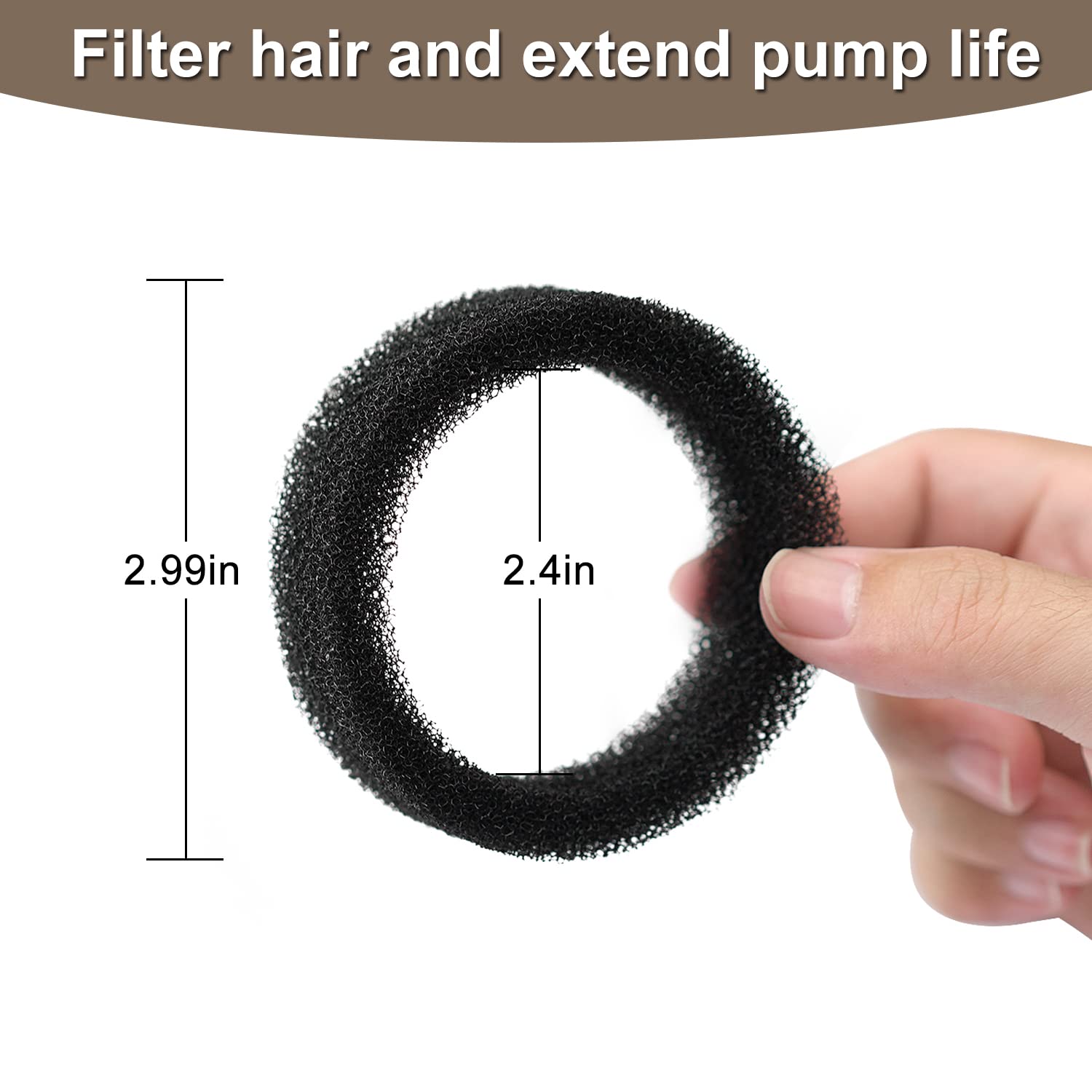 Cat Water Fountain Filter, Multiple Filtration Pet Water Fountain Replacement Filter,4 Or 8 Packs Of Cotton Activated Carbon Cat