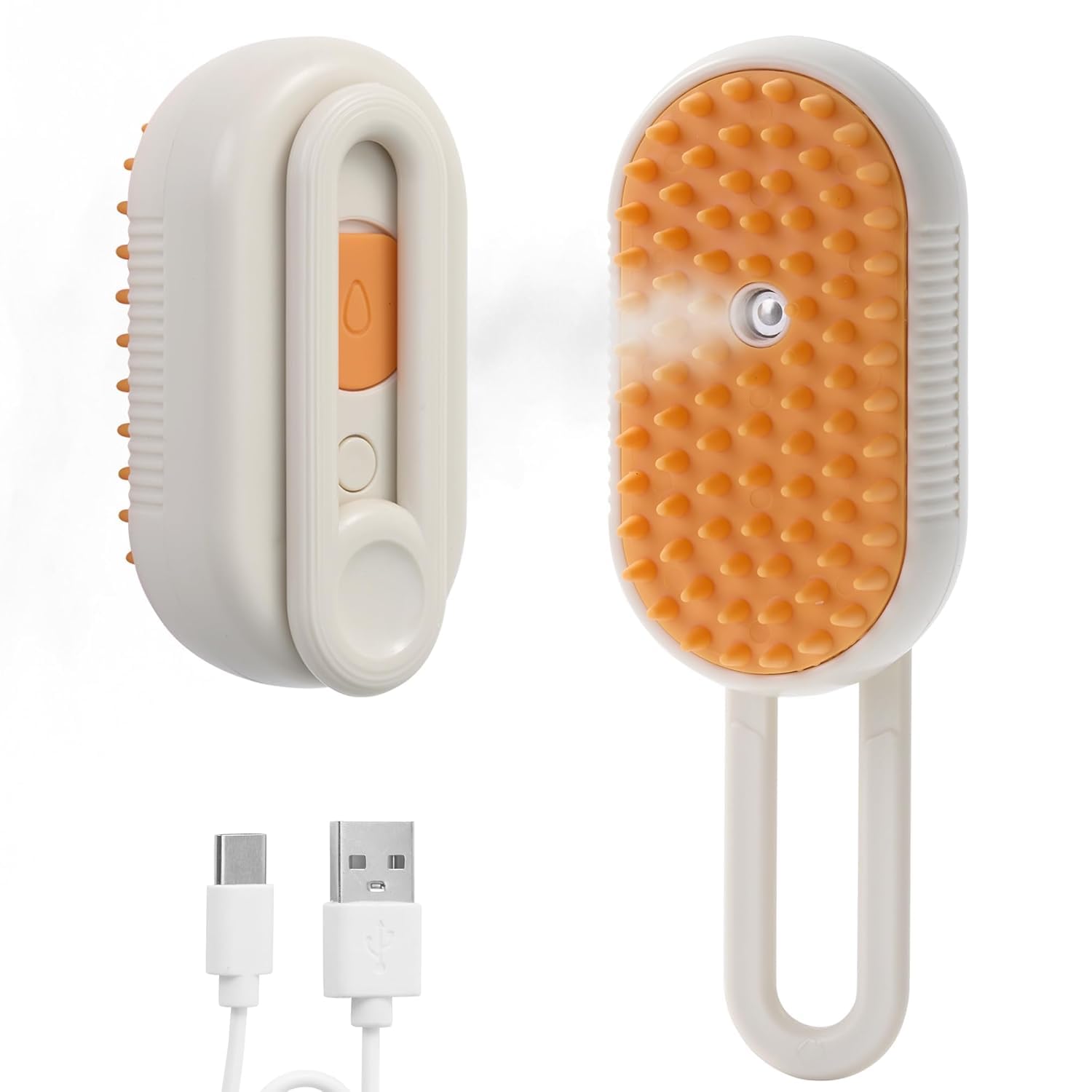 Gadget Deals Pet Steam Brush For Dogs | Hair Brush For Dog |Cat | Pet Steam Brush | Pet Hair Remover | Dog Brush | Cat Comb Bru