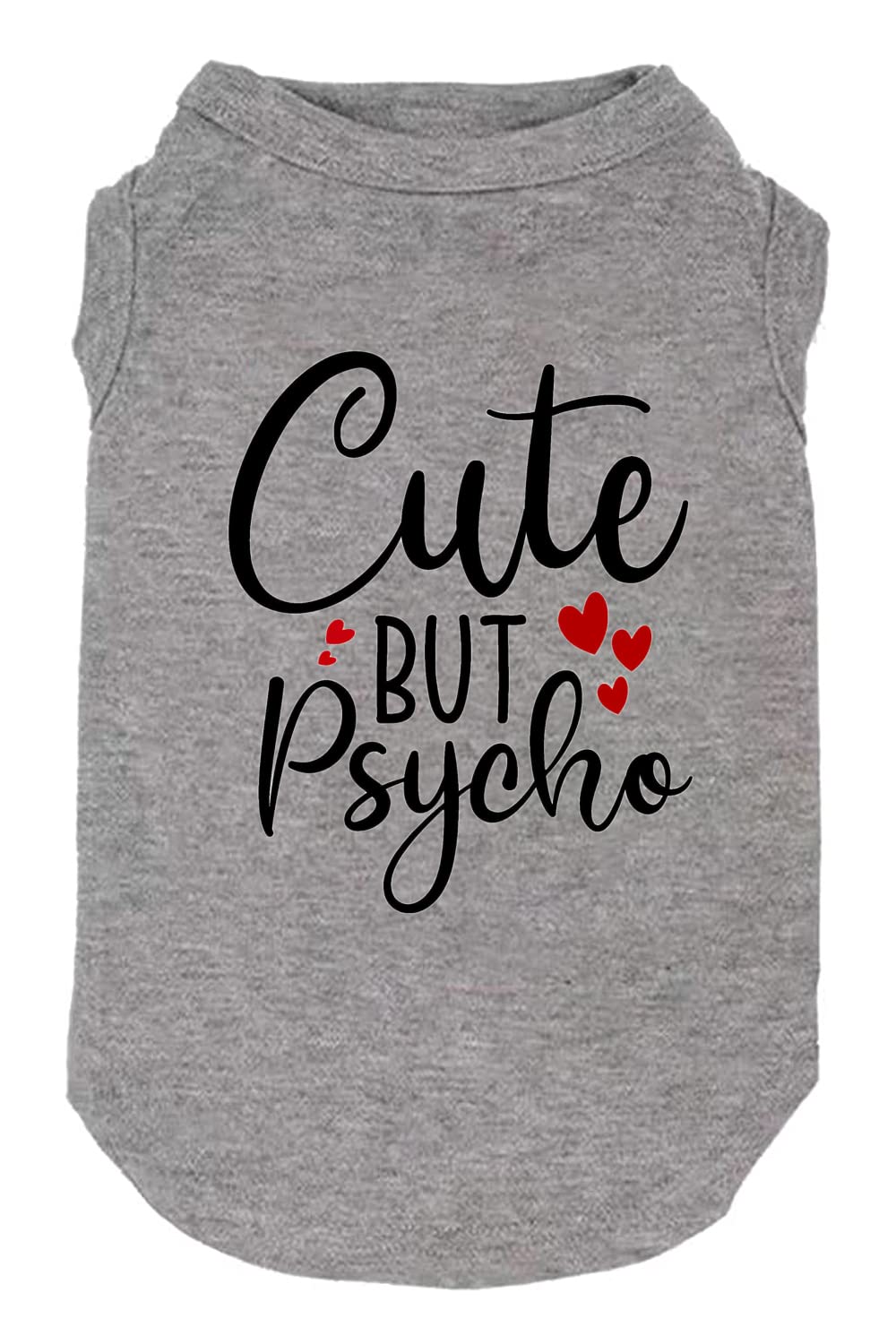 Dog Clothes Funny Slogan Print T Shirt Vest Soft And Light-Weight For Small Medium Large Dogs Sleeveless Shirts (Xx-Large, Grey01)