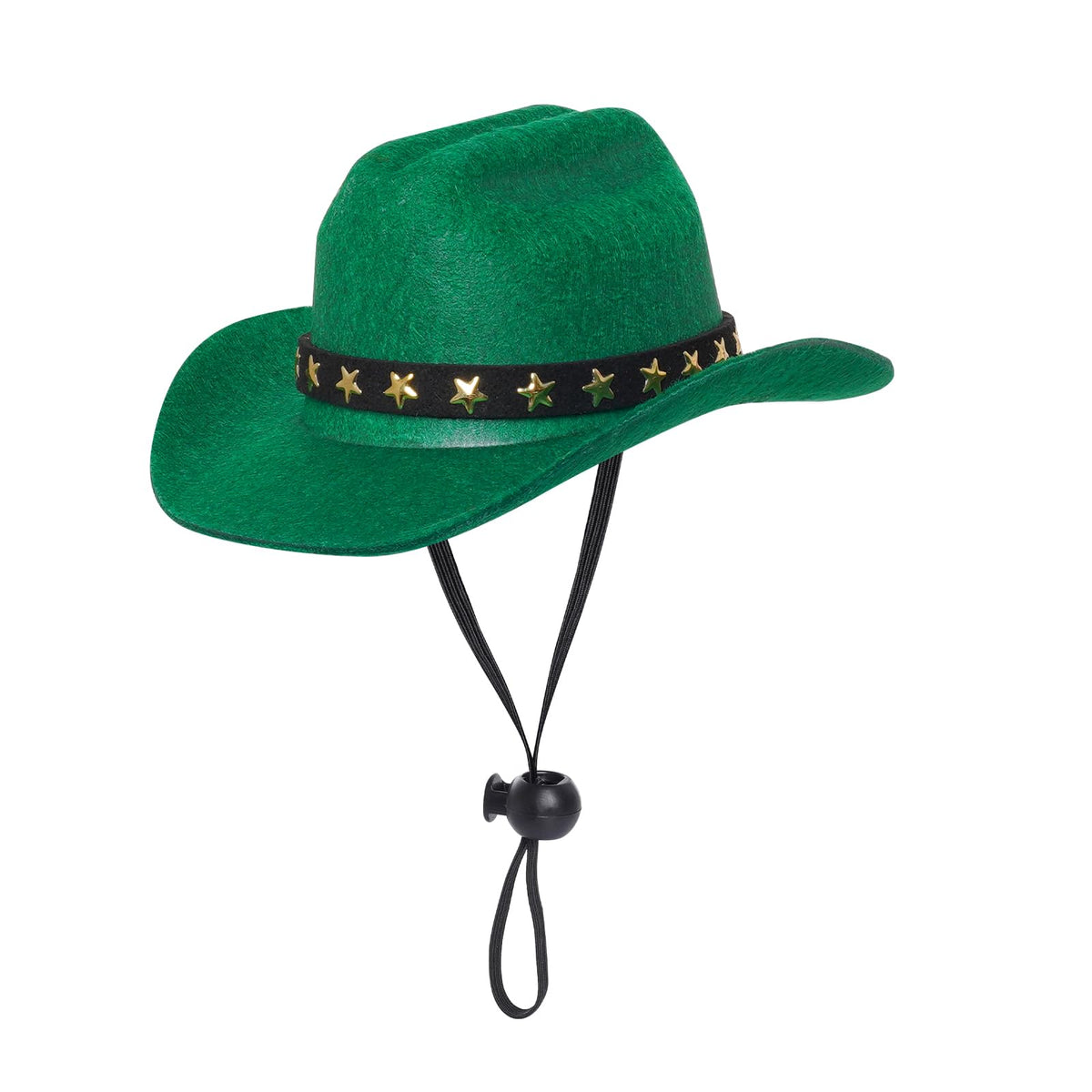 Choyaxo Pet Cowboy Costume Cosplay Cap Halloween Costumes For Dogs Cat Pet Party Decoration Mini Cowboy Hat (Green, Small)