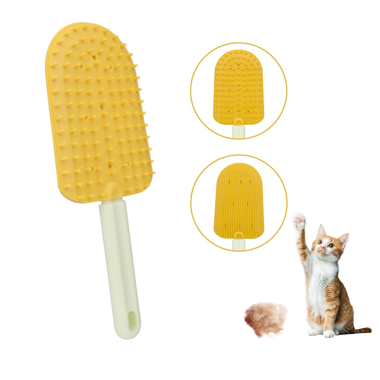 Roofurn 2024 New Upgrade Pet Hair Removal Tool, Cat Fur Remover For Furniture Couch, Dog Hair Carpet Scraper For Car Detailing, 