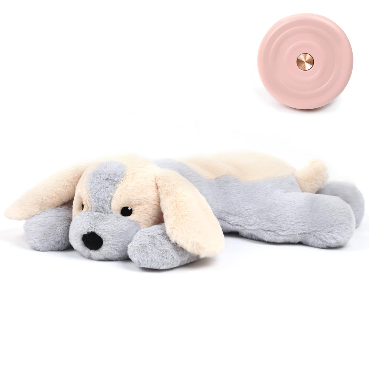 Cztnnzk Heartbeat Puppy Toy For Anxiety Relief, Dog Behavioral Aid Toy For Puppies Sleep Aid Separation Anxiety Soother,Newborn 