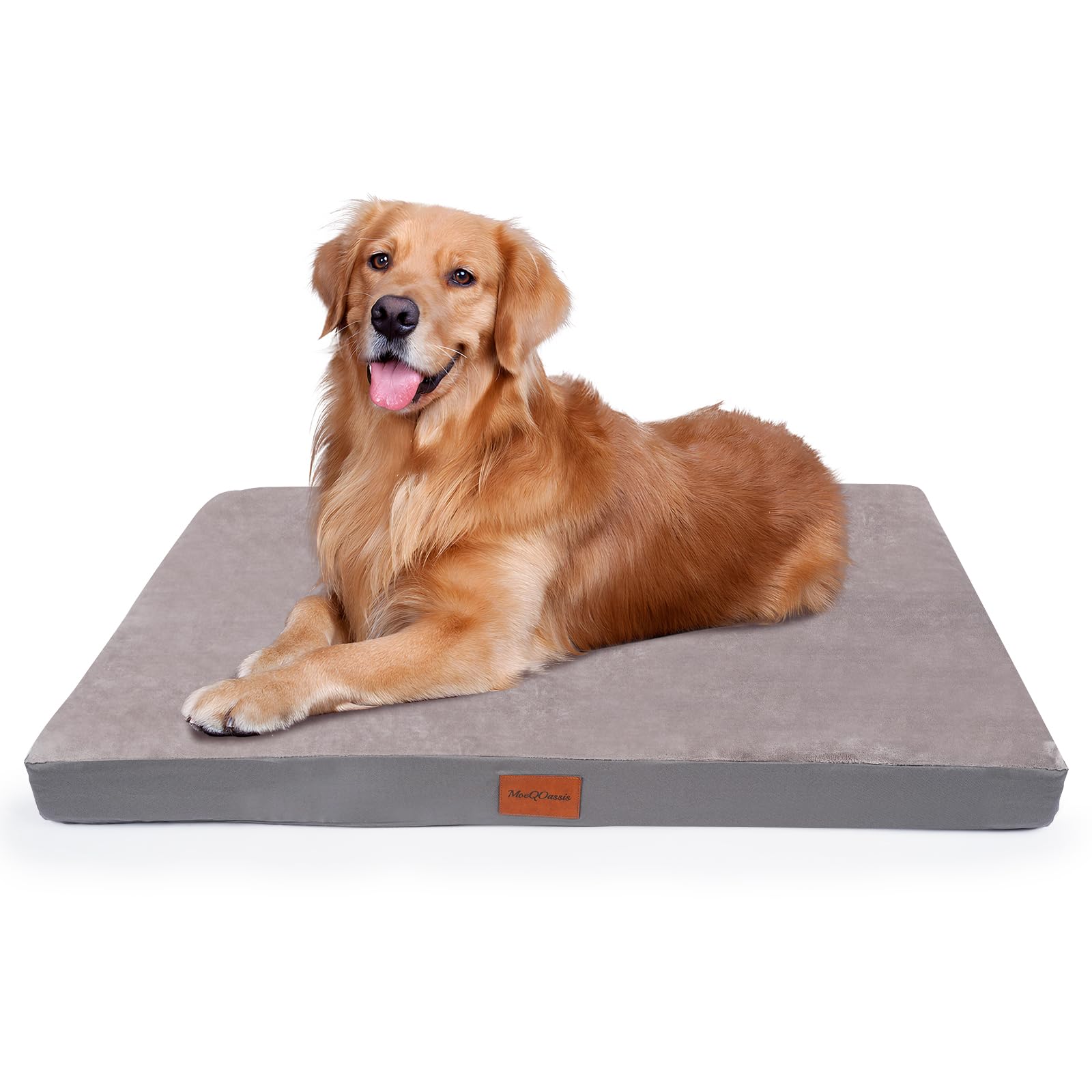 Waterproof Xxl Dog Bed For Large And Jumbo Dogs, Orthopedic Washable Crate Pad 47 Inch, Xxlarge Egg Crate Foam Pet Bed Mat With 