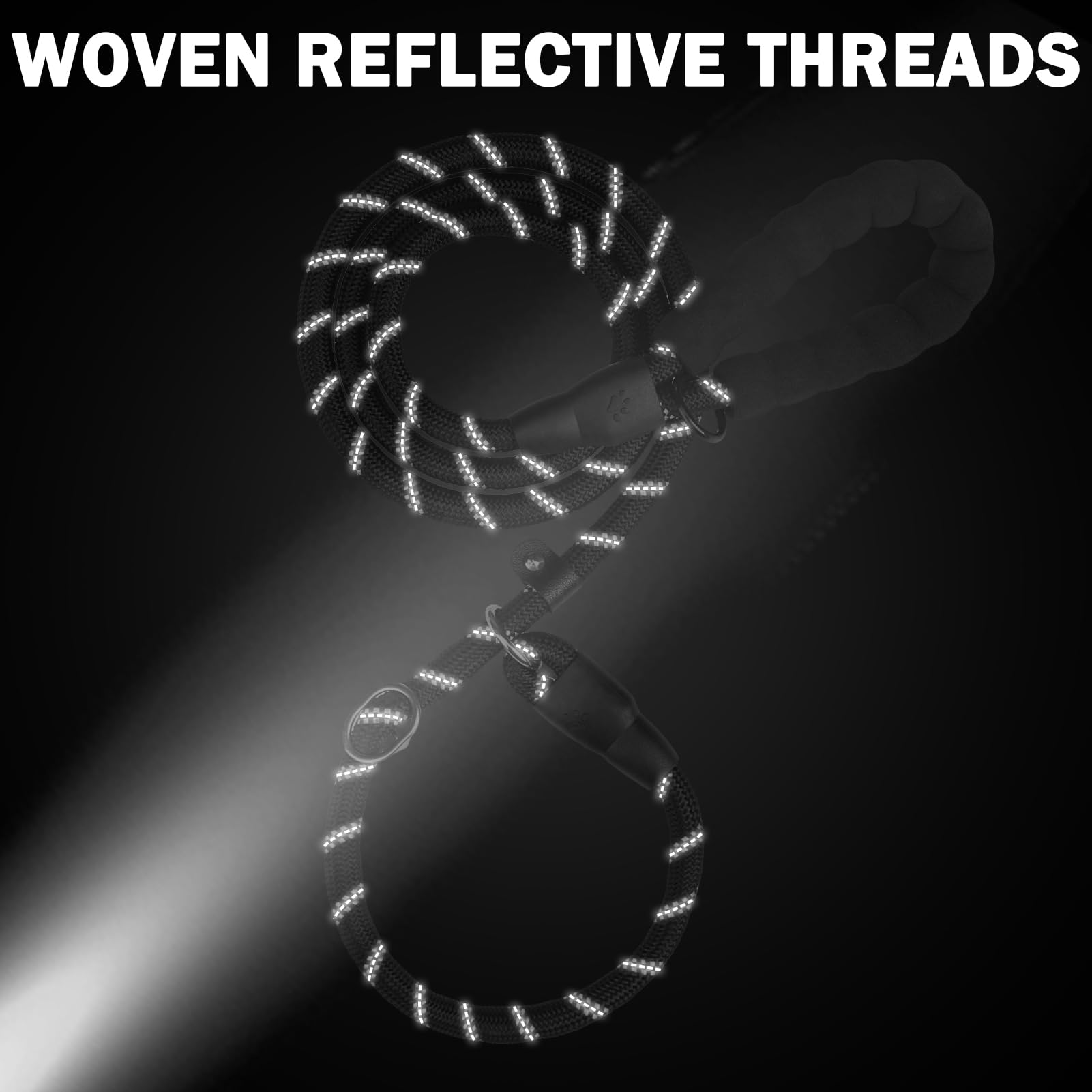 Homimp Slip Lead Dog Leash 6 Ft - Reflective 4 Pcs Bulk Color Heavy Duty Rope Dog Leash For Small Medium Large Dogs Puppy - Soft