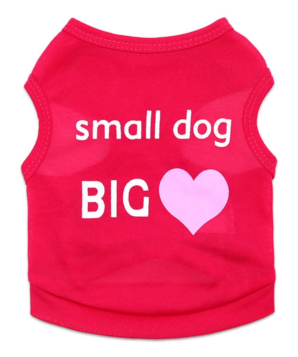 8 Pack Dog T-Shirt Clothes For Small Dogs Girls Puppy Shirts Summer Breathable Chihuahua Yorkie Apparel, Xs