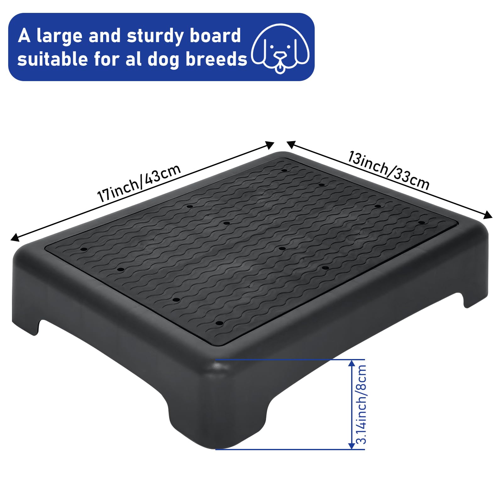 Dog Training Place Board With Non-Skid Surface, Dog Platform For Training, Portable Dog Agility Platform,Dog Training Stand, Dog
