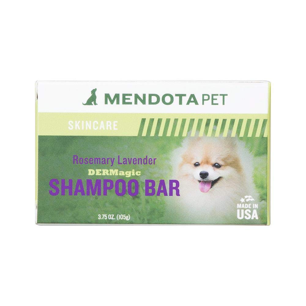 DERMagic Rosemary Lavender Shampoo Bar, 3.75 oz, Certified Organic