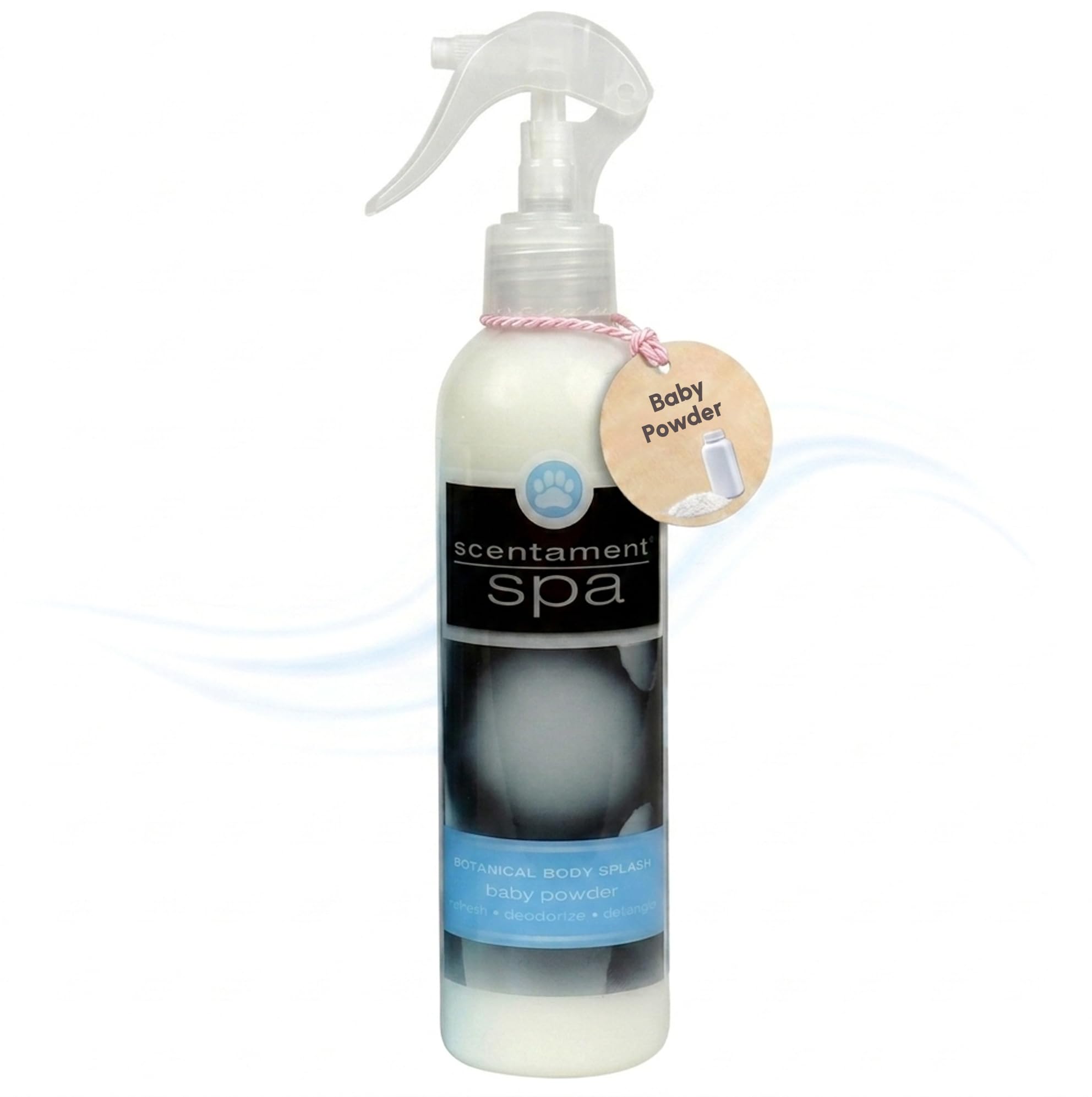 Best Shot Scentament Spa Botanical Body Splash, Baby Powder, 8 oz