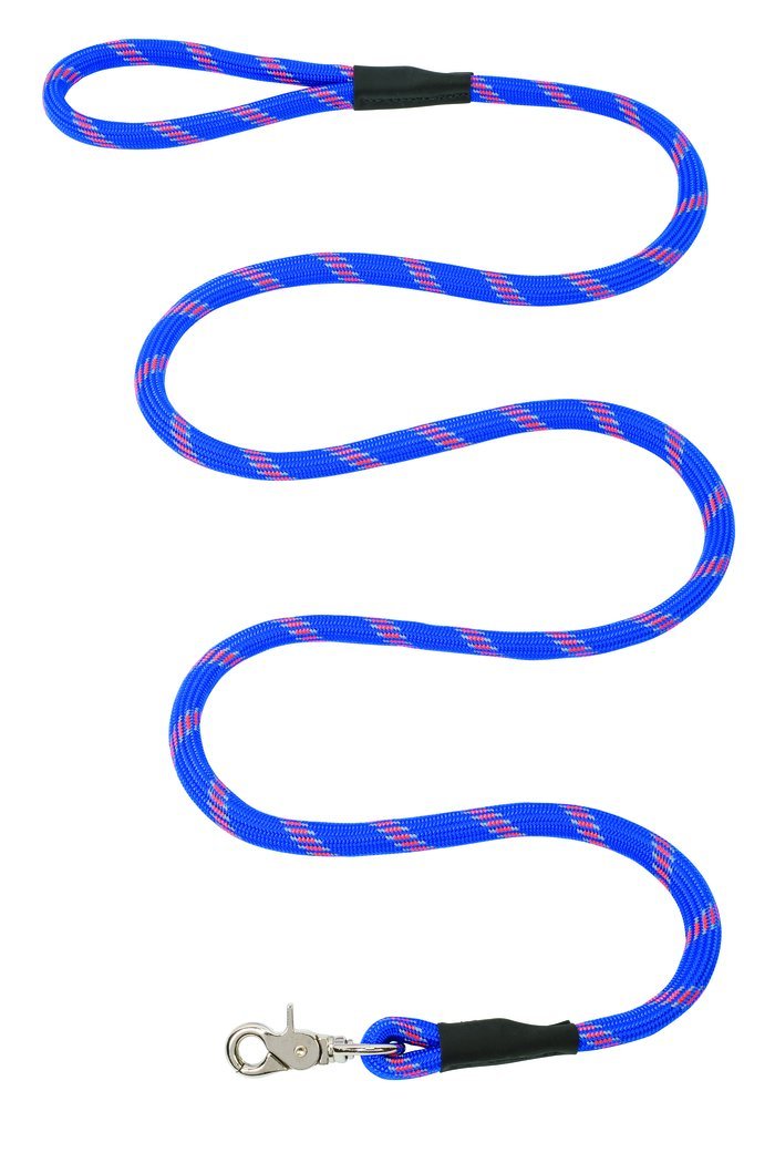 Terrain D.O.G. Rope Leash, 6-Feet L X 1/2-Inch Wide, Blue/Orange