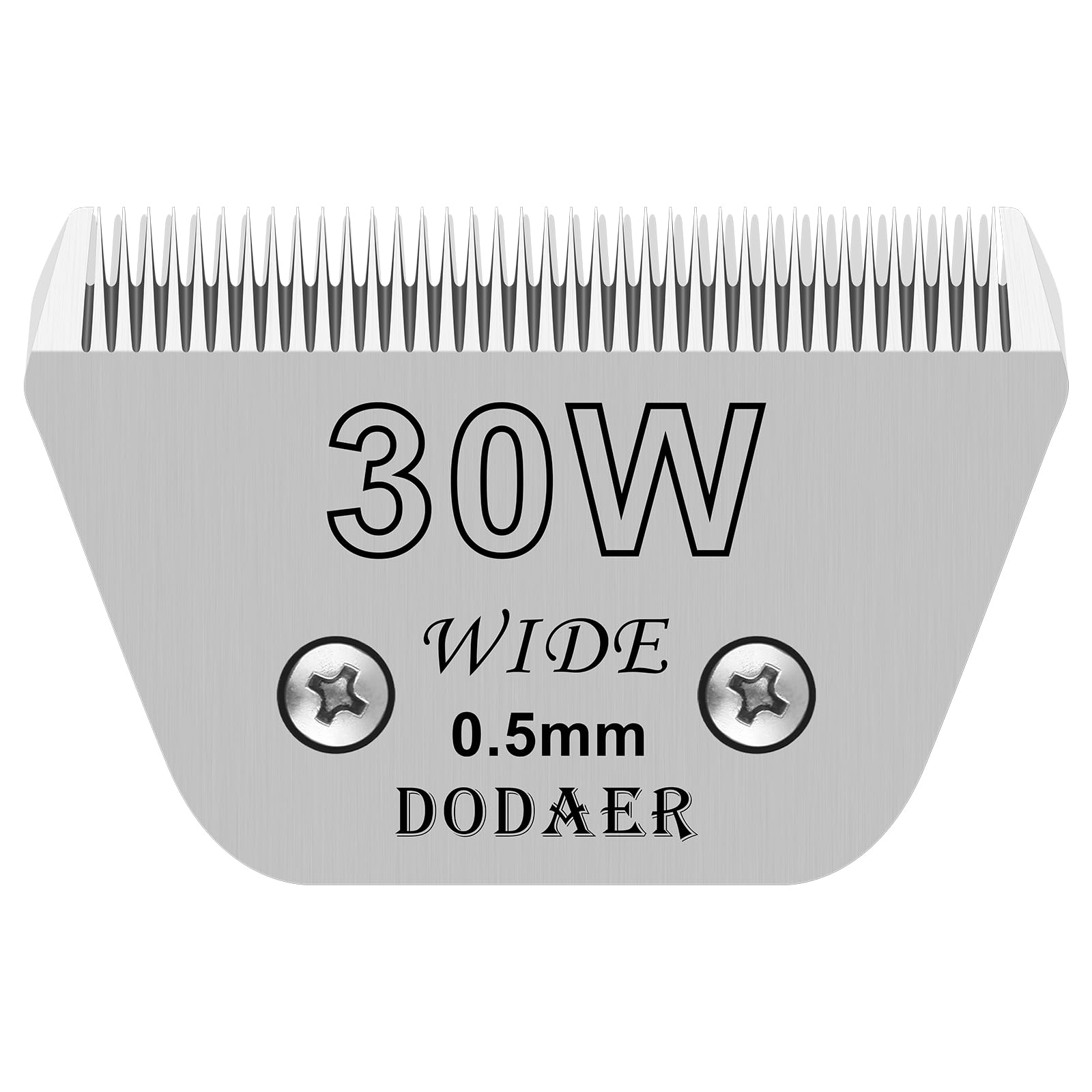 Detachable Pet Dog Grooming Blades-Size 30W Dog Grooming Wide Blade,Cutting Length 1/100'',Compatible With A***S,Oster A5,Wahl K