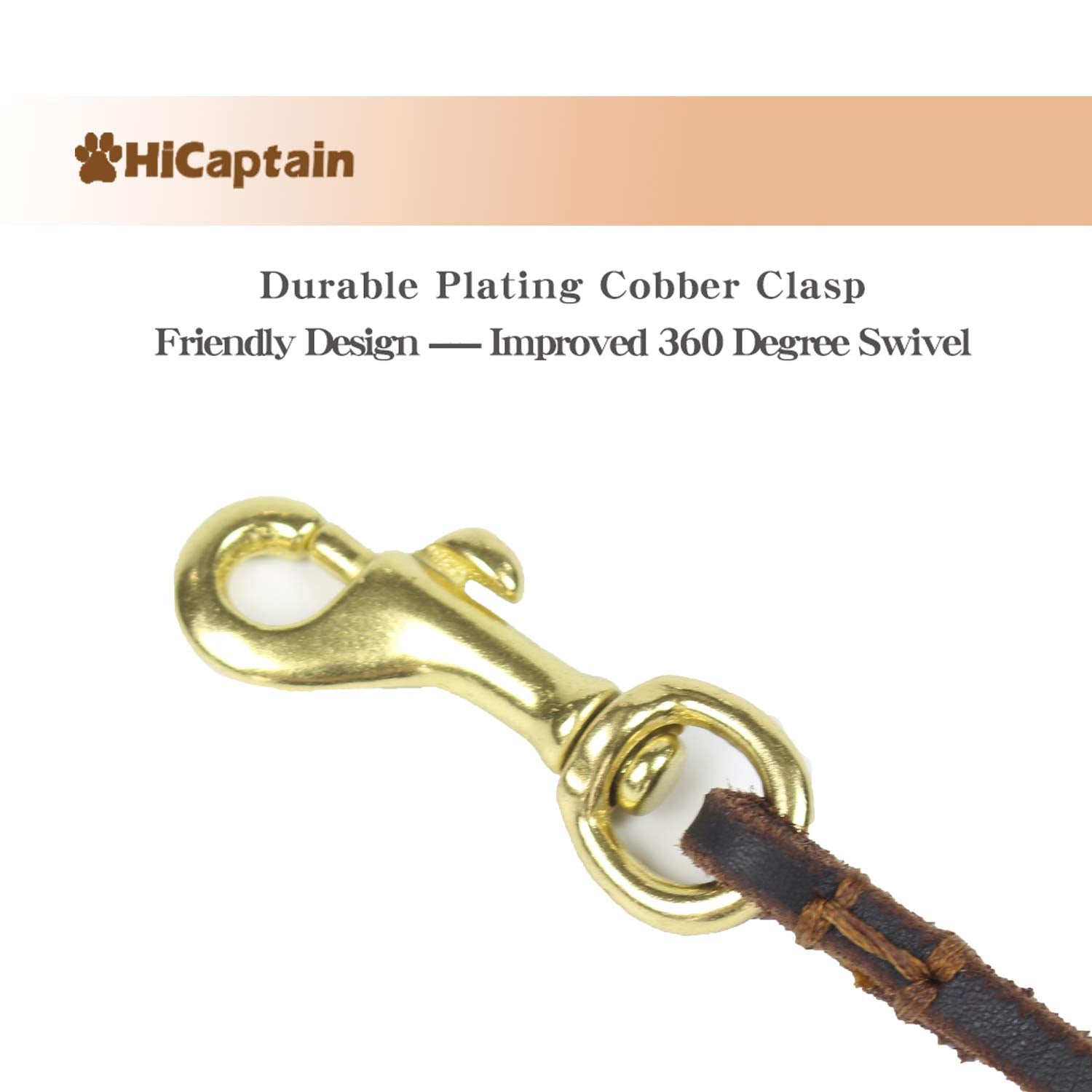 HiCaptain Thin Leather Pet Leash, Durable Dog Leashes Suit for Small Dog Up to 15 lb 00(1/5 inch Wide, 6 Ft)