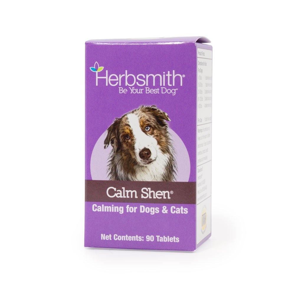 Herbsmith Calm Shen Herbal Blend For Dogs & Cats, 90 Tablets