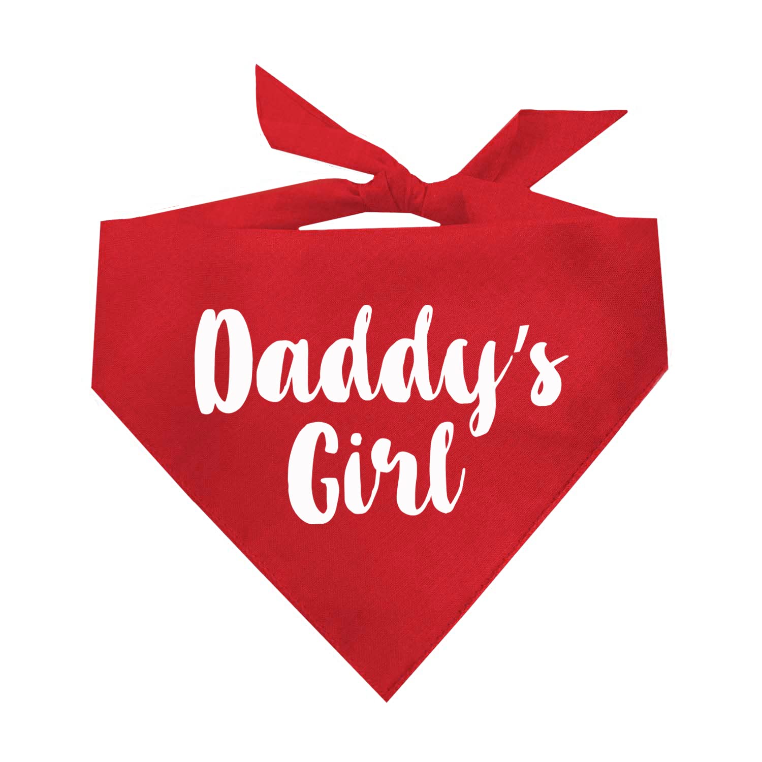 Daddy'S Girl Father'S Day Dog Bandana (Red, Os 5)