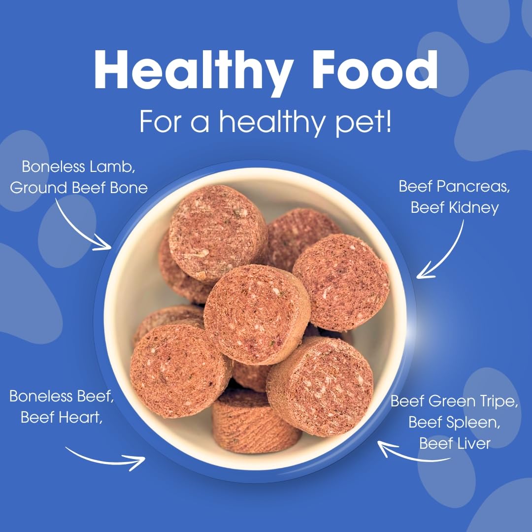 Formula Raw Freeze-Dried Raw Cat Food - Lamb Formula, High Protein, Grain-Free, Whole Ingredients, No Additives, Meal Mixer or T