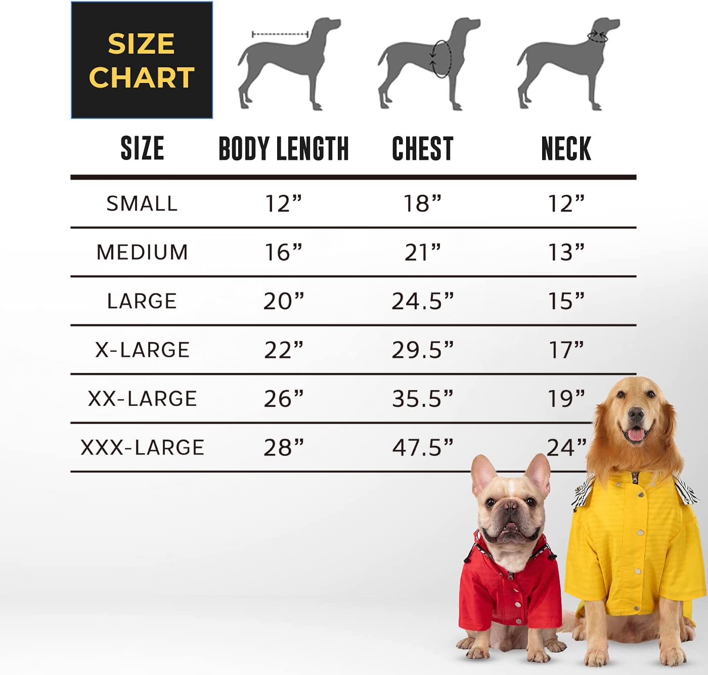 HDE Dog Raincoat Double Layer Zip Rain Jacket with Hood for Small to Large Dogs Red - 2XL