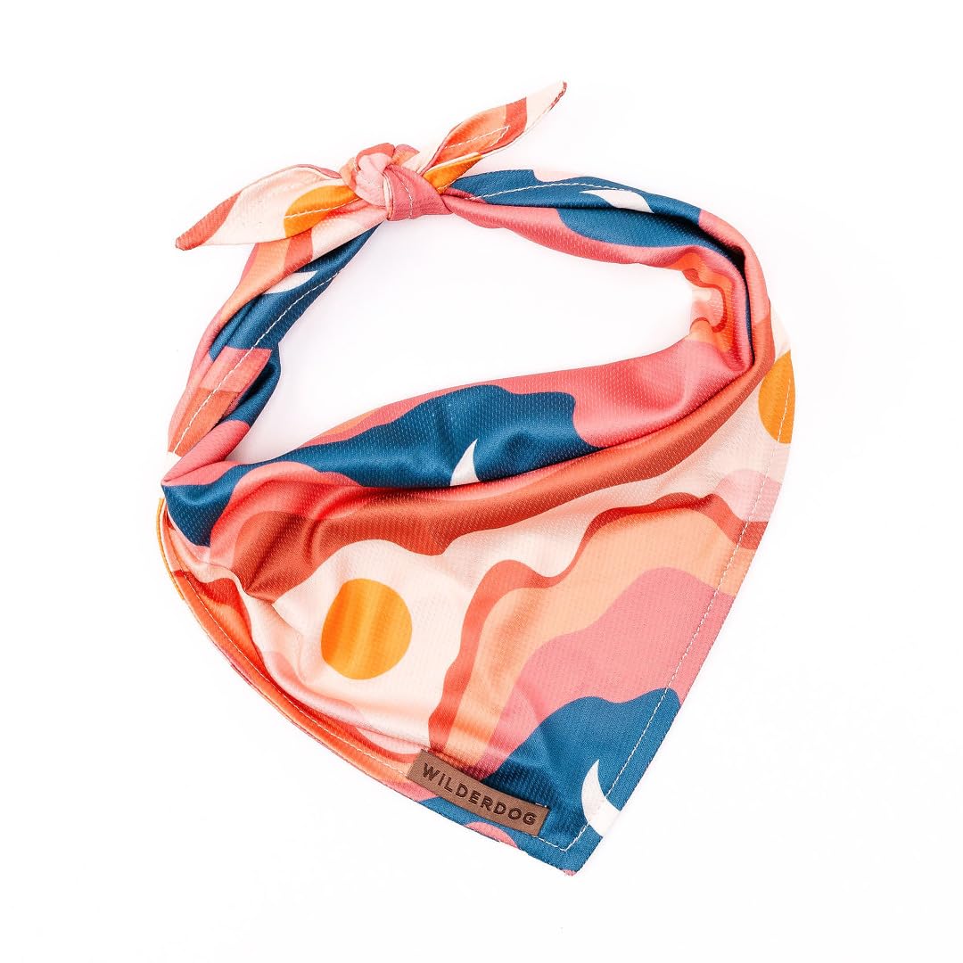 Wilderdog Dog Bandana With Lightweight Quick Drying Poly-Blend Mesh Material In Hazy