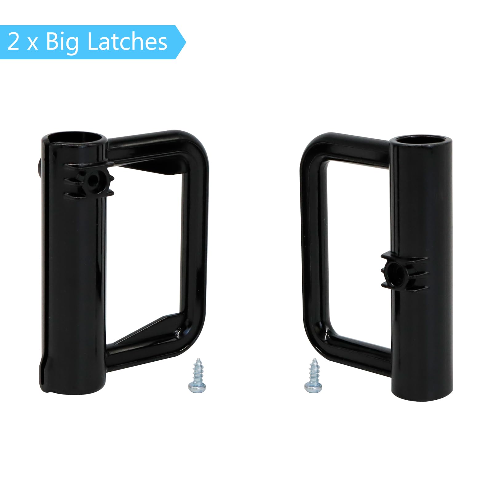 Kiskiz Retractable Baby Gate Replacement Parts (Black) Retractable Dog Gate Hardware Full Set Wall Mounting Accessories With Brackets Anchors And Screws Retractable Pet Gate Baby Gates Accessories