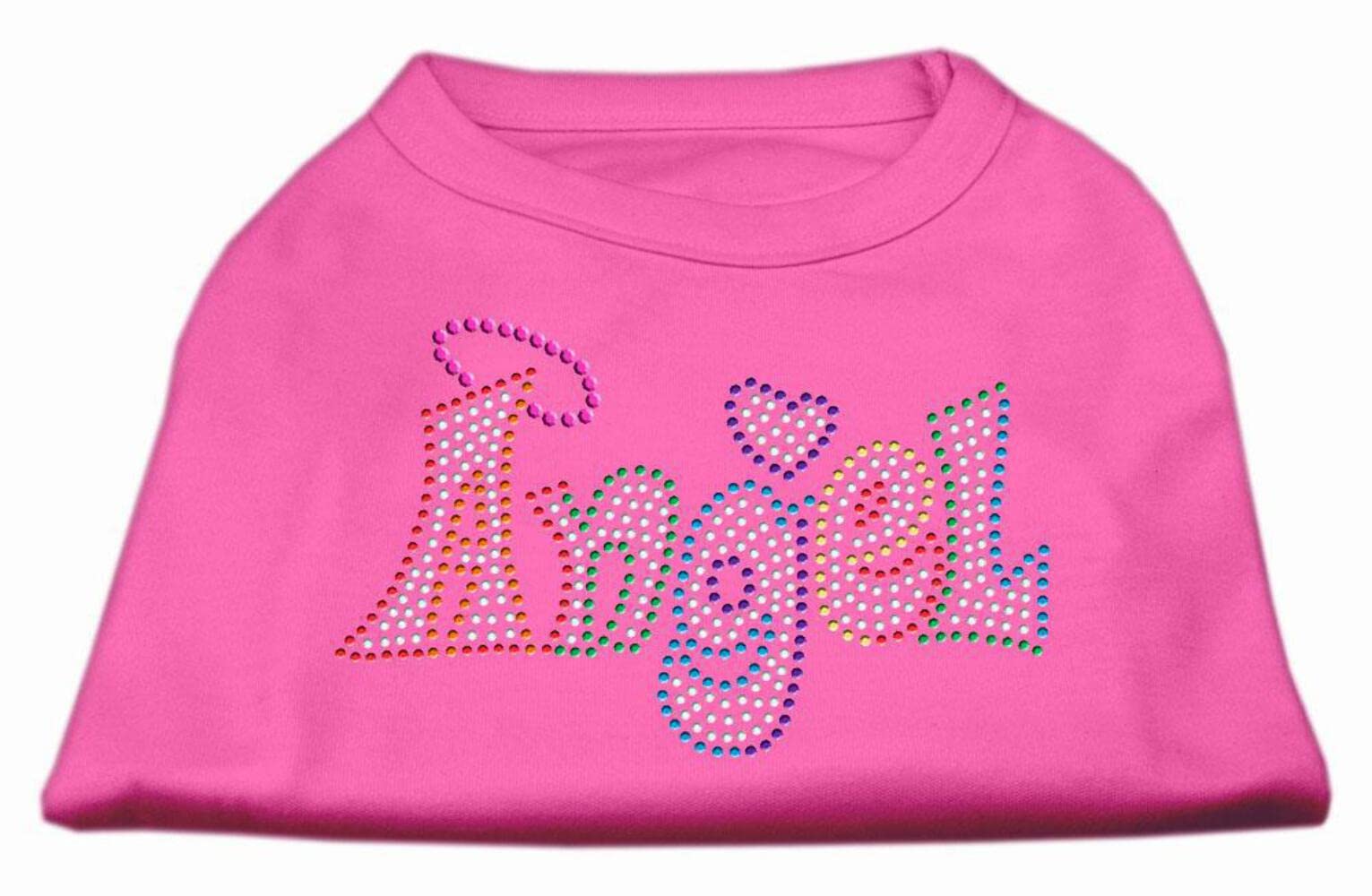 Mirage Pet Products 14&quot; Technicolor Angel Rhinestone Pet Shirt, Large, Aqua