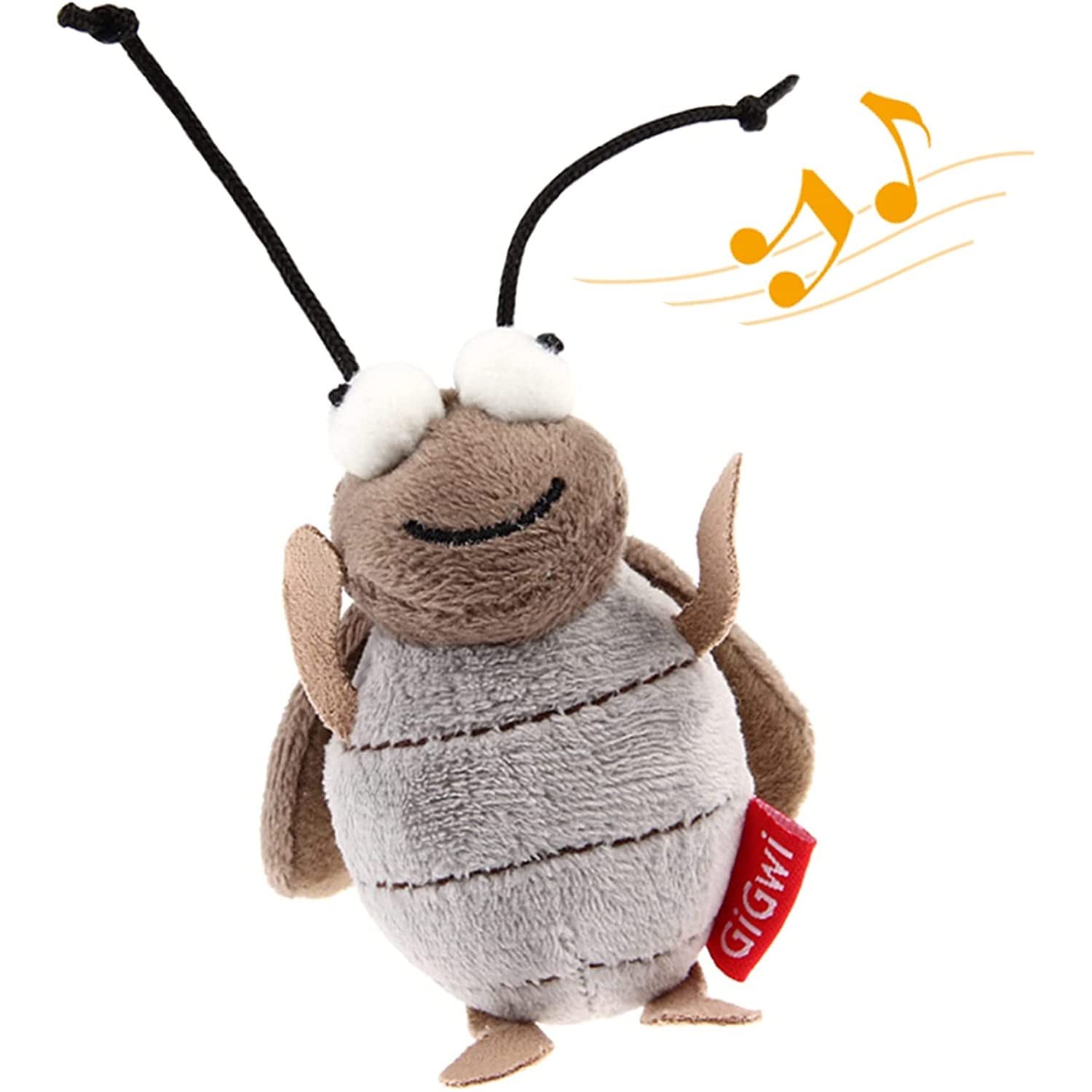 Gigwi Interactive Cricket Cat Toy, Automatic Cricket Squeaky Cat Toys, Play And Squeak Electronic Cricket Toy For Cats Kitten In