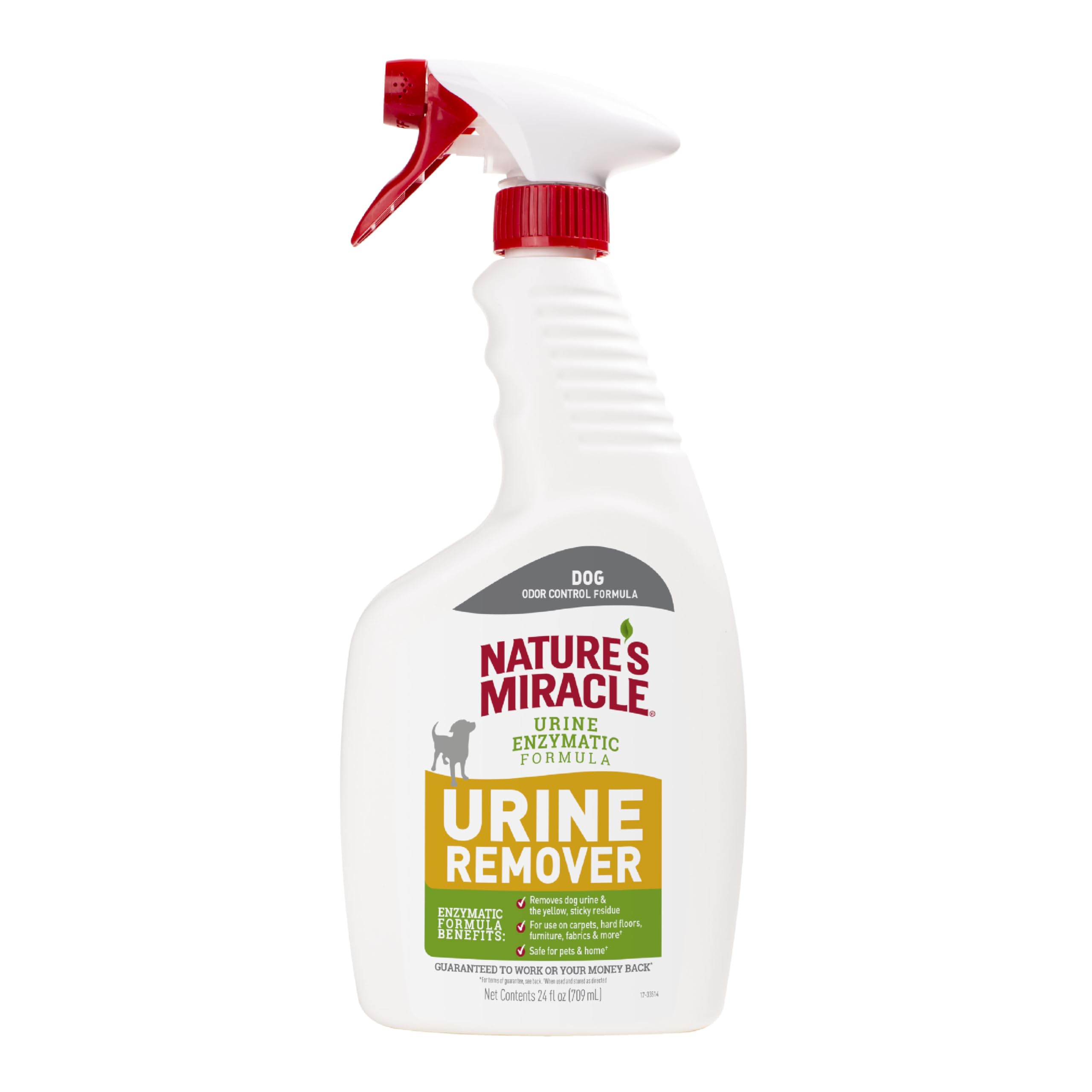 Nature's Miracle Dog Urine Remover, 24 Ounces, Enzymatic Formula