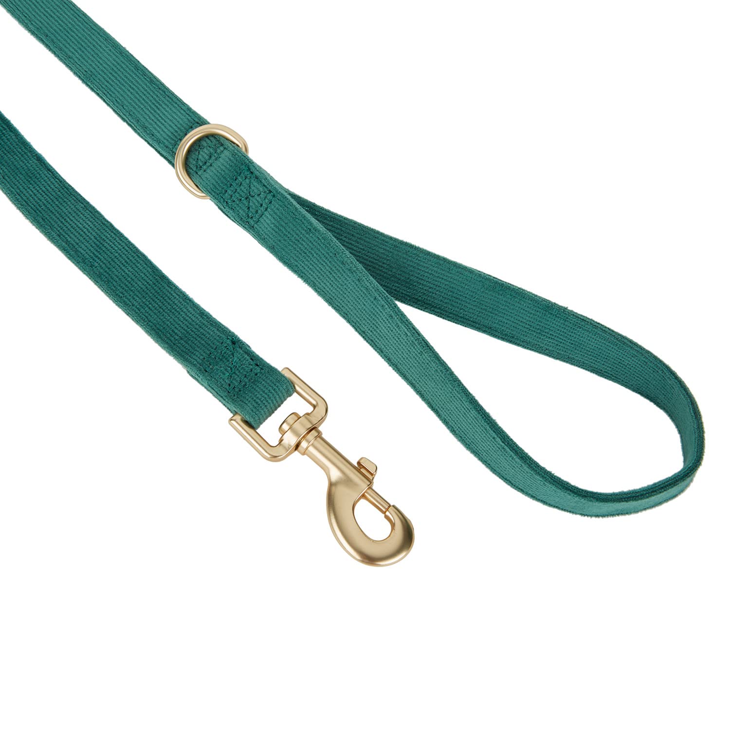 Ewinoom Soft Cotton Dog Leash, 5 Ft Heavy Duty Corduroy Dog Leashes With Gold Metal Hook For Small Medium Large Dogs,Small,Dark