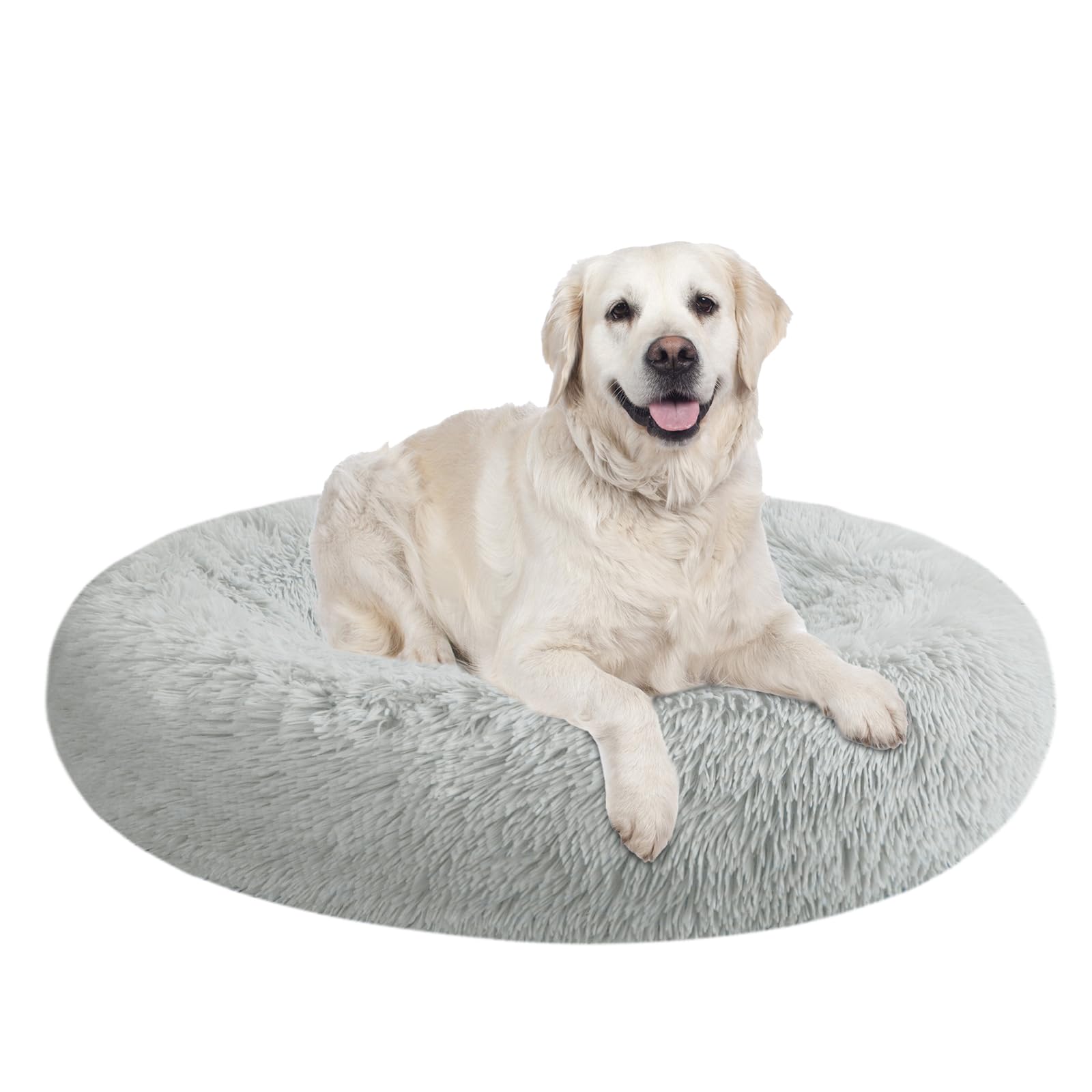 Nisrada Dog Bed For Small Medium Large Dogs, 30 Inch Calming Dogs Bed, Washable-Round Cozy Soft Pet Bed For Puppy And Kitten Wit