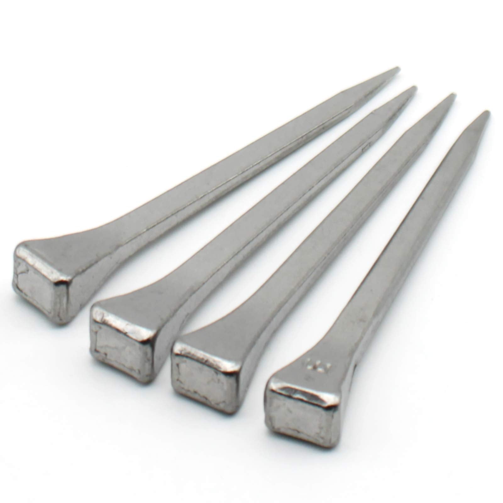 Fdxgyh 50Pcs E6 54Mm/2.1' Horseshoe Nails Carbon Steel Horseshoe Tools For Fixed Lead Or Glass(Silver)