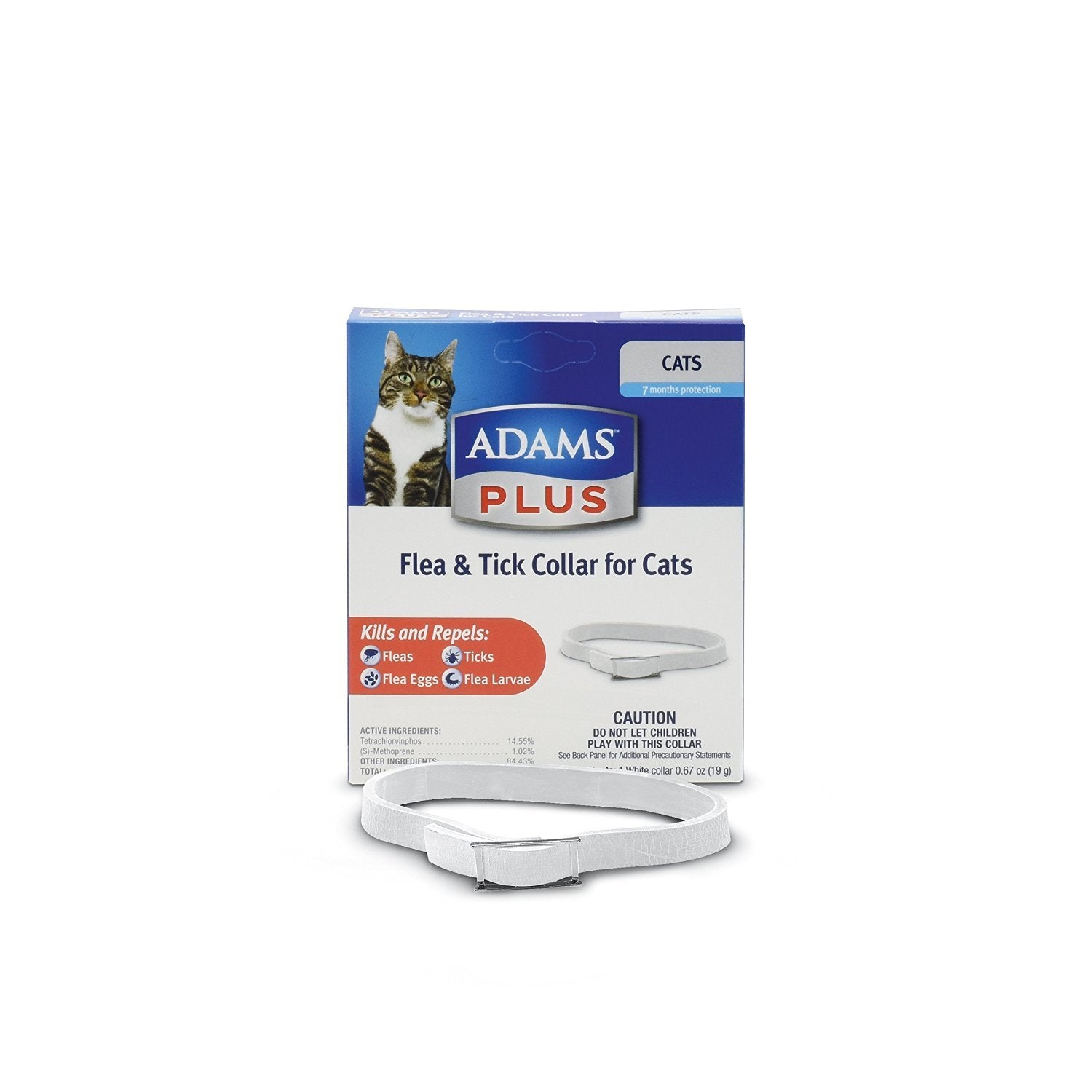 Adams Plus Flea & Tick Collar For Cats & Kittens2