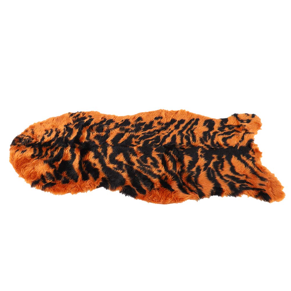 Pet Sleeping Blanket, Fashionable Pet Blanket, Plush SkinFriendly Healthy for Pets Puppy(Brown Tiger Skin Profile)