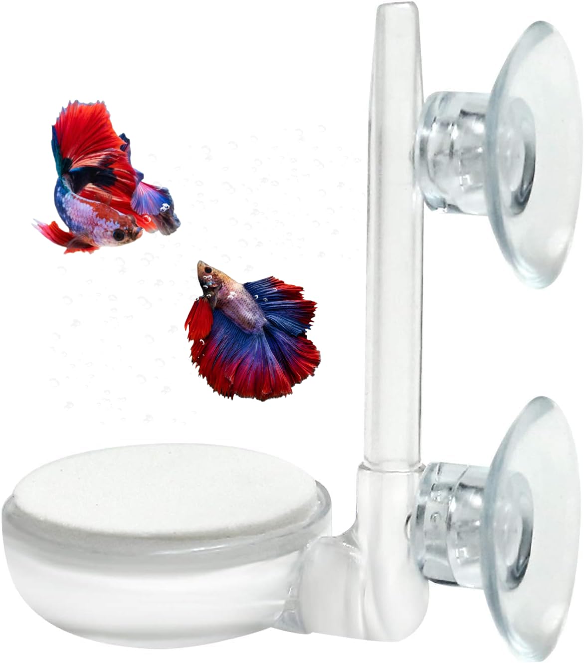 Upettools Aquarium Air Stone Fish Tank Nano Bubble Stone Kit With Control Valve Quiet Super-High Dissolved Oxygen Diffuser Makes