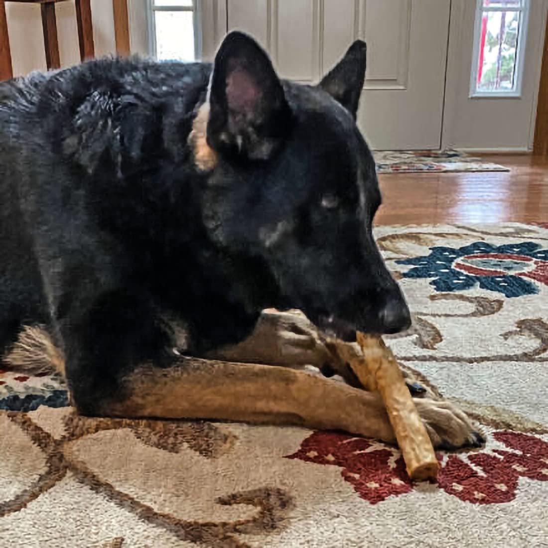 Fieldcrest Farms Nothin to Hide 10 Large Roll Peanut Butter Flavored Dog Chew, 180 Gram, Count of 2