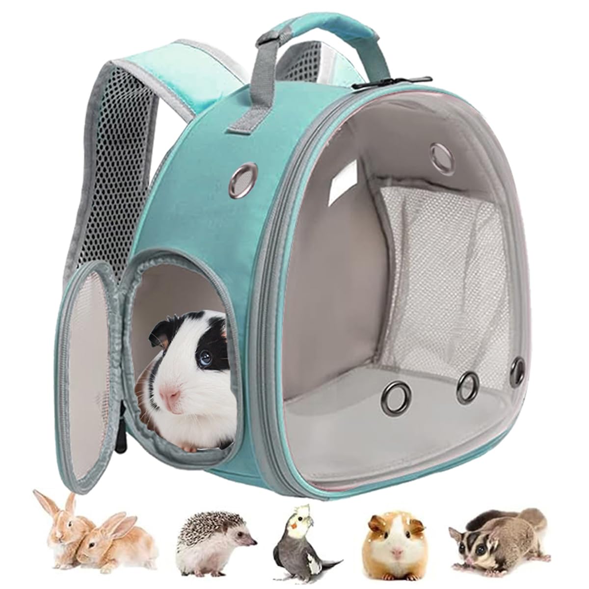 Guinea Pig Backpack, Space Capsule Bubble Window Small Animal Backpack For Guinea Pig, Bird Bunny Rat