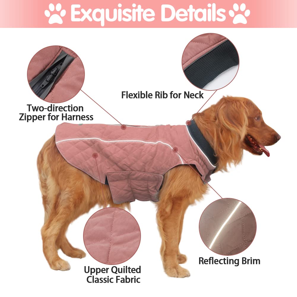 Emust Dog Jackets For Winter, Thick Dog Clothes For Medium Dogs Boy, Coats For Dogs Winter, Dog Coats For Cold Weather, 7 Sizes