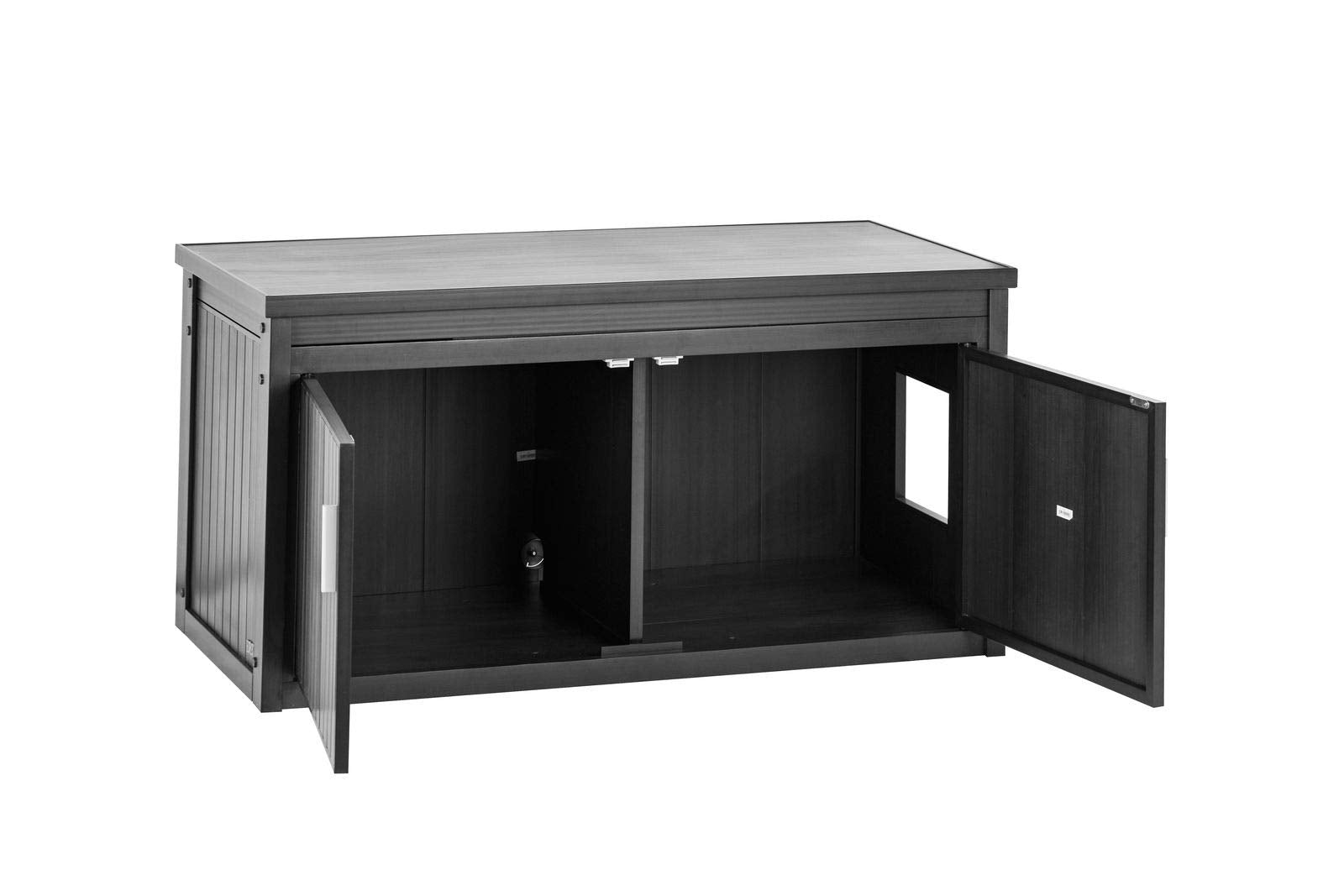 New Age Pet LitterLoo Bench Cat Litter Box Cover - Non-Toxic ECOFLEX | Odor & Moisture Resistant | Multiple Cats & Automatic Litter Boxes | 10yr Warranty