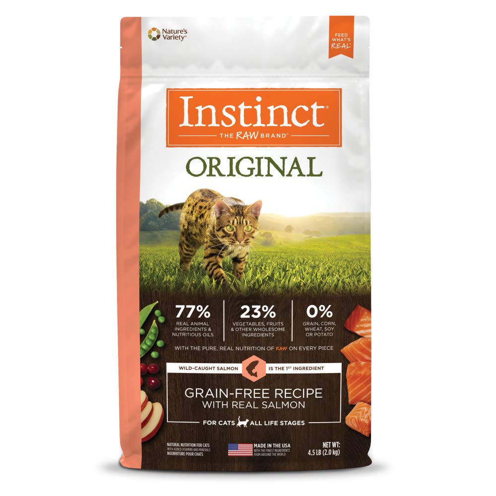 Original Salmon Dry Cat Food, 4.5 lb. Bag