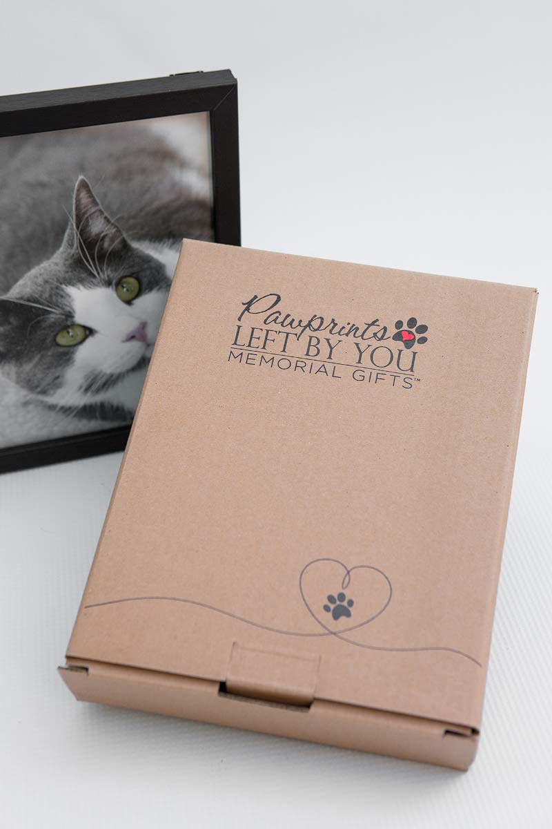 Where I'Ll Always Be Cat Memorial Photo Frame - Thoughtful Pet Memorial Gift (Frame With Pet Tag)